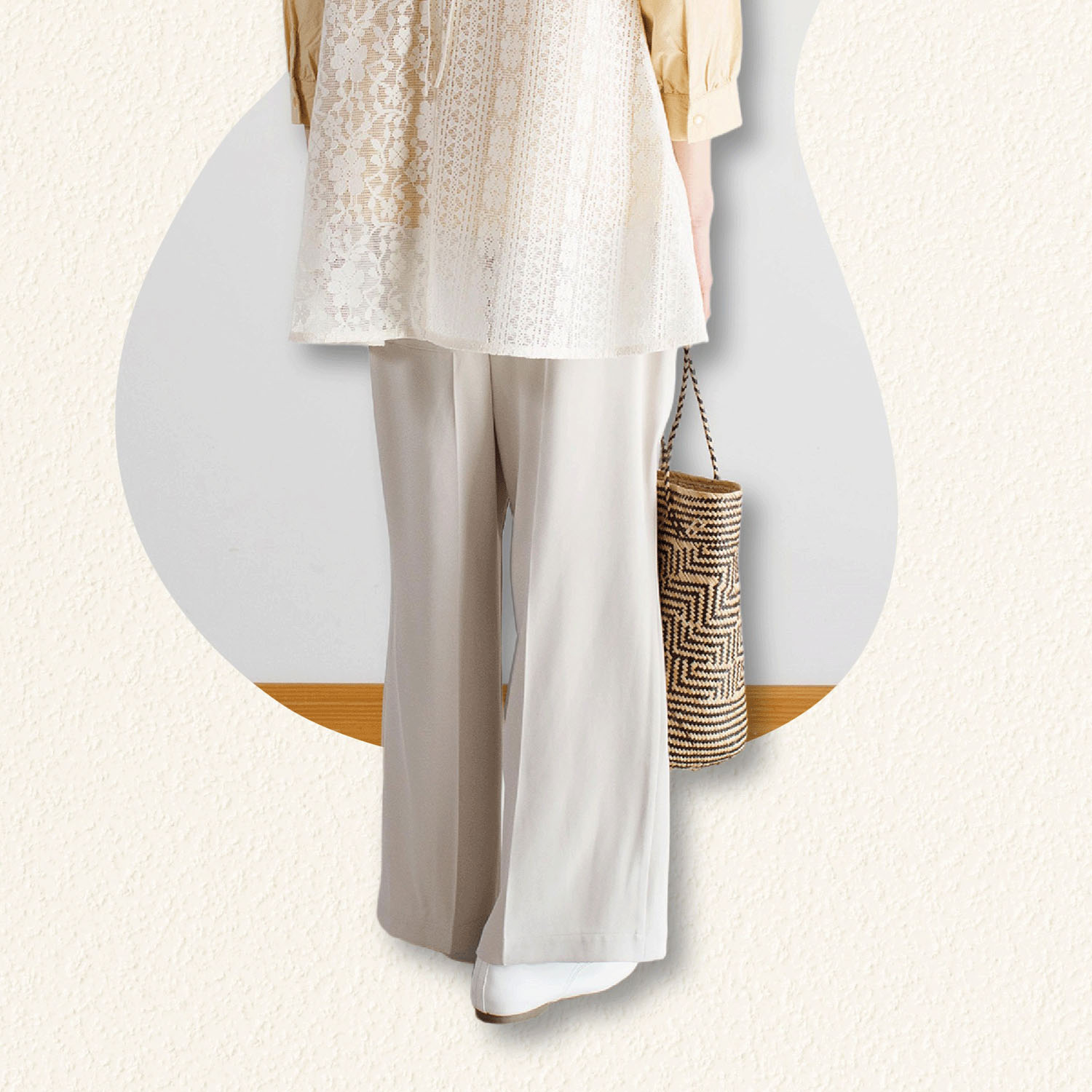 Keitto イージーフレアワイドパンツ - 画像6