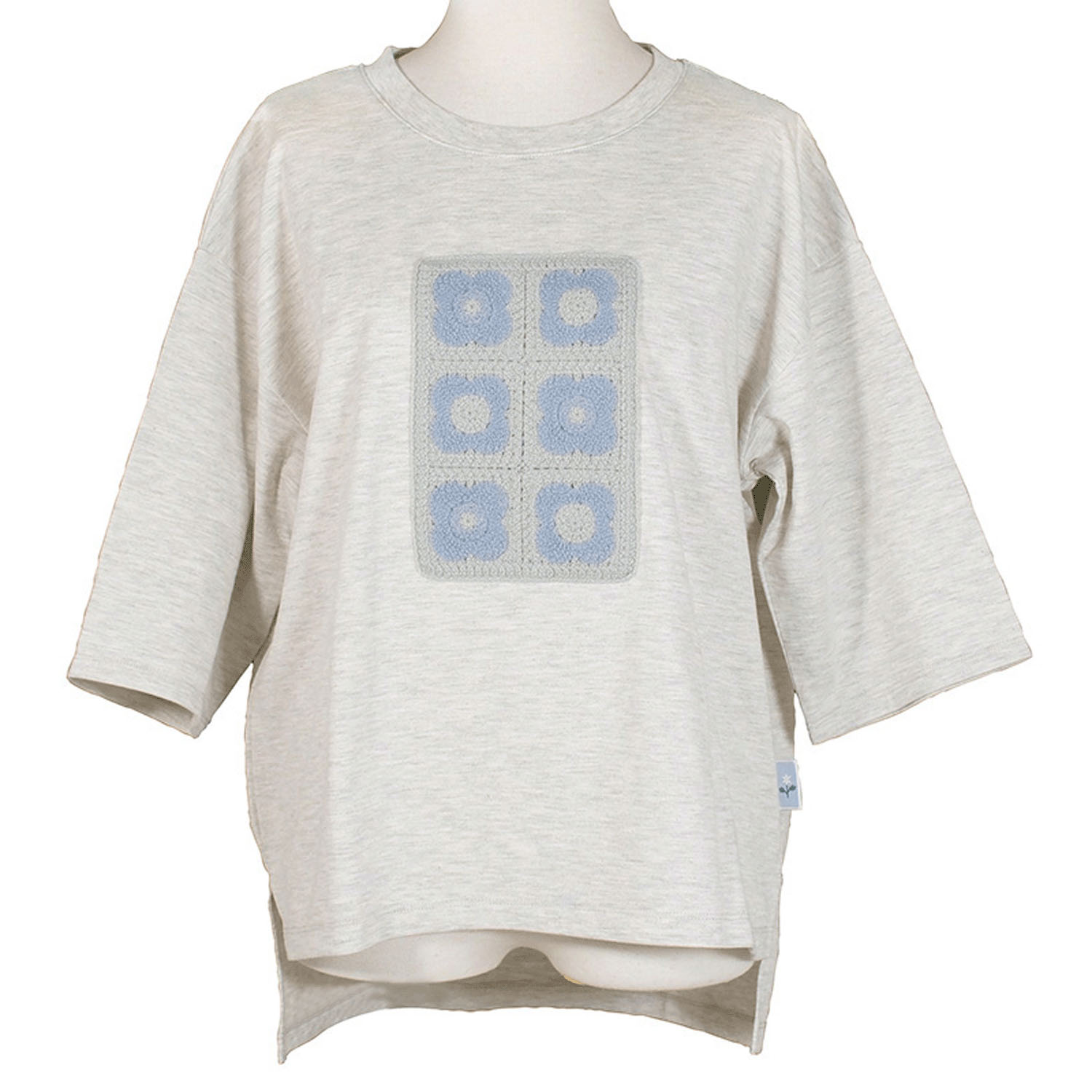 Keitto かぎ針モチーフTシャツ - 画像4