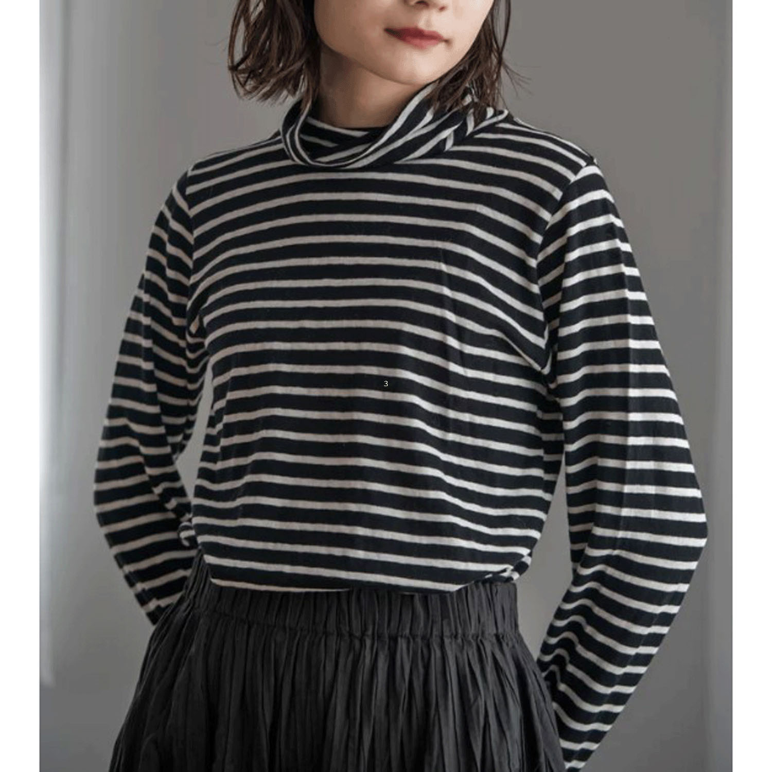 YARRA エコリバイバルタートルプルオーバー - 画像7