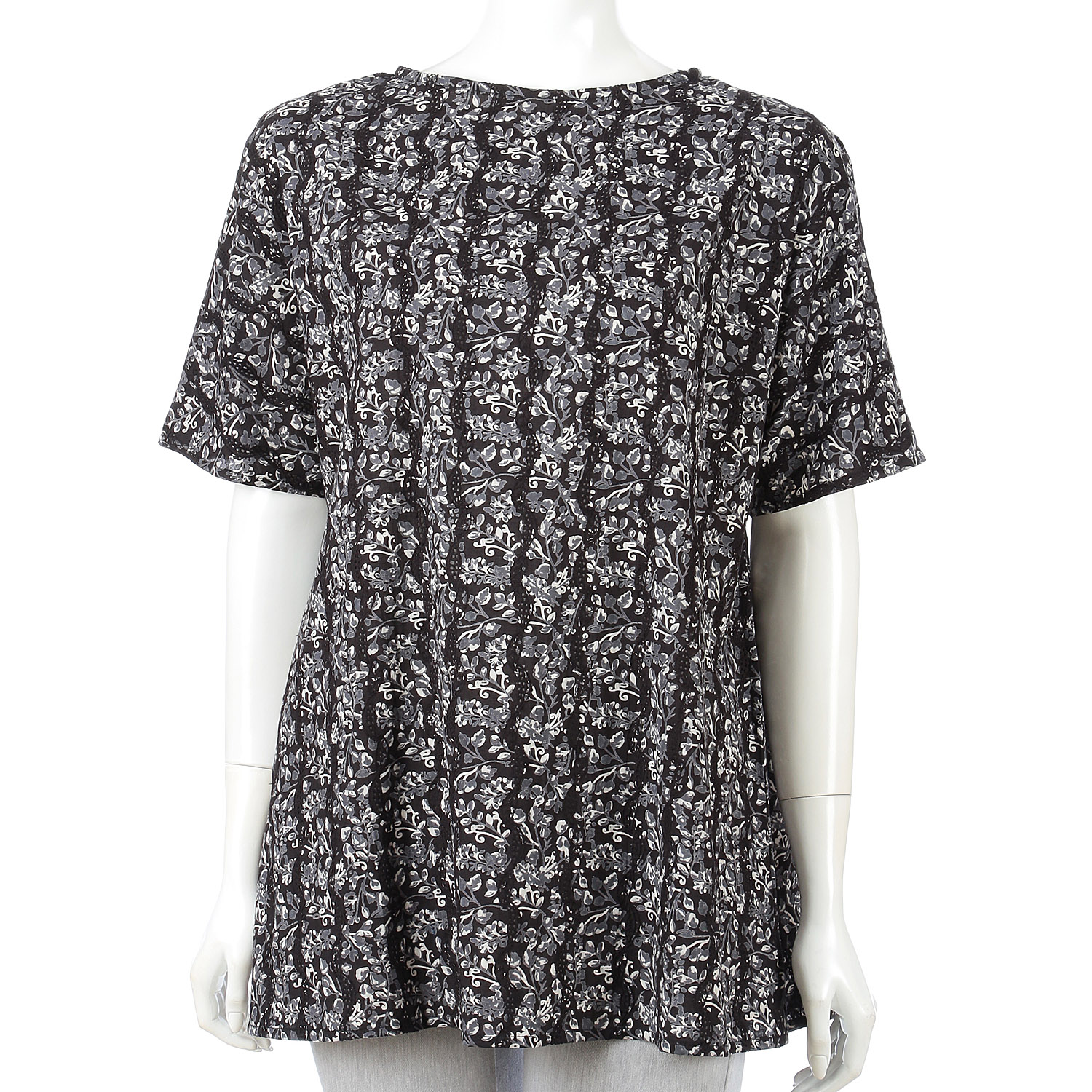 東京かんかん フローラルプリントシフリーチュニック - 画像3