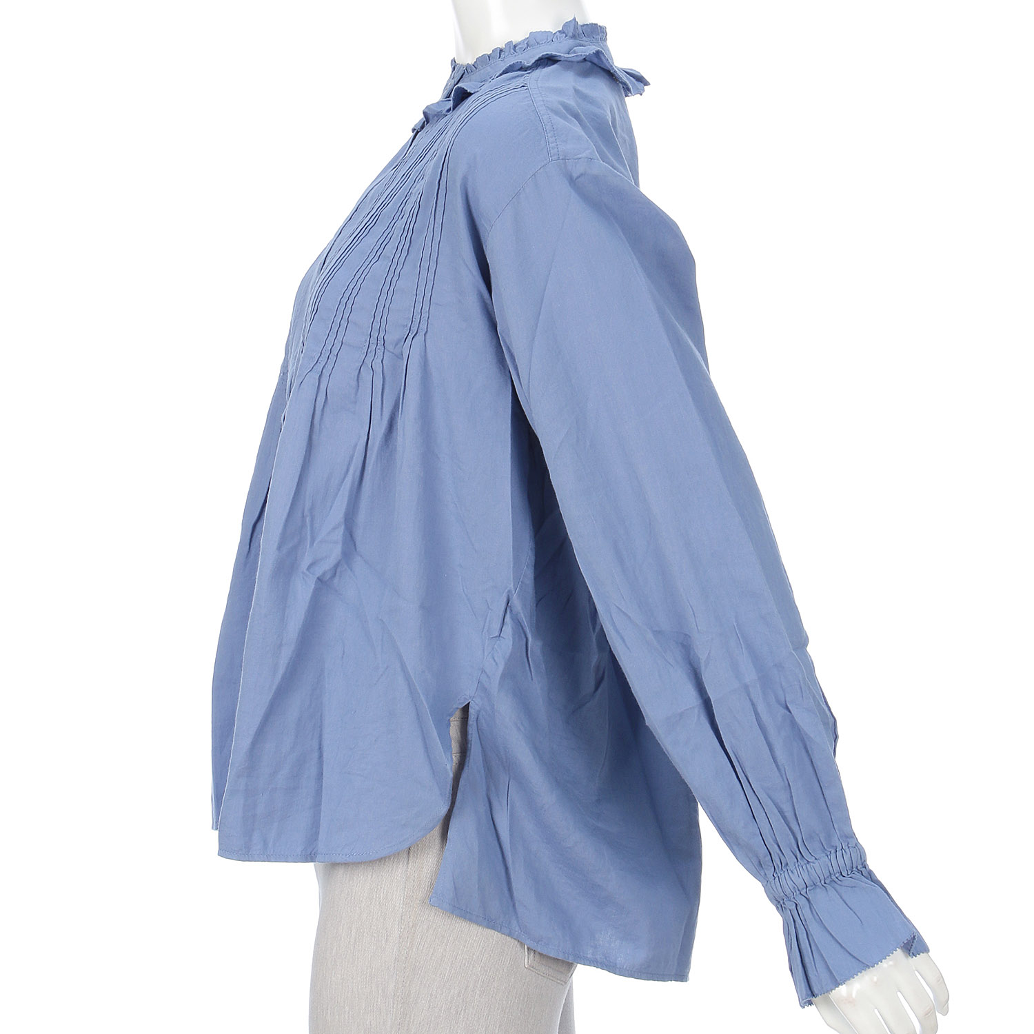 doux bleu フリルカラーブラウス - 画像5