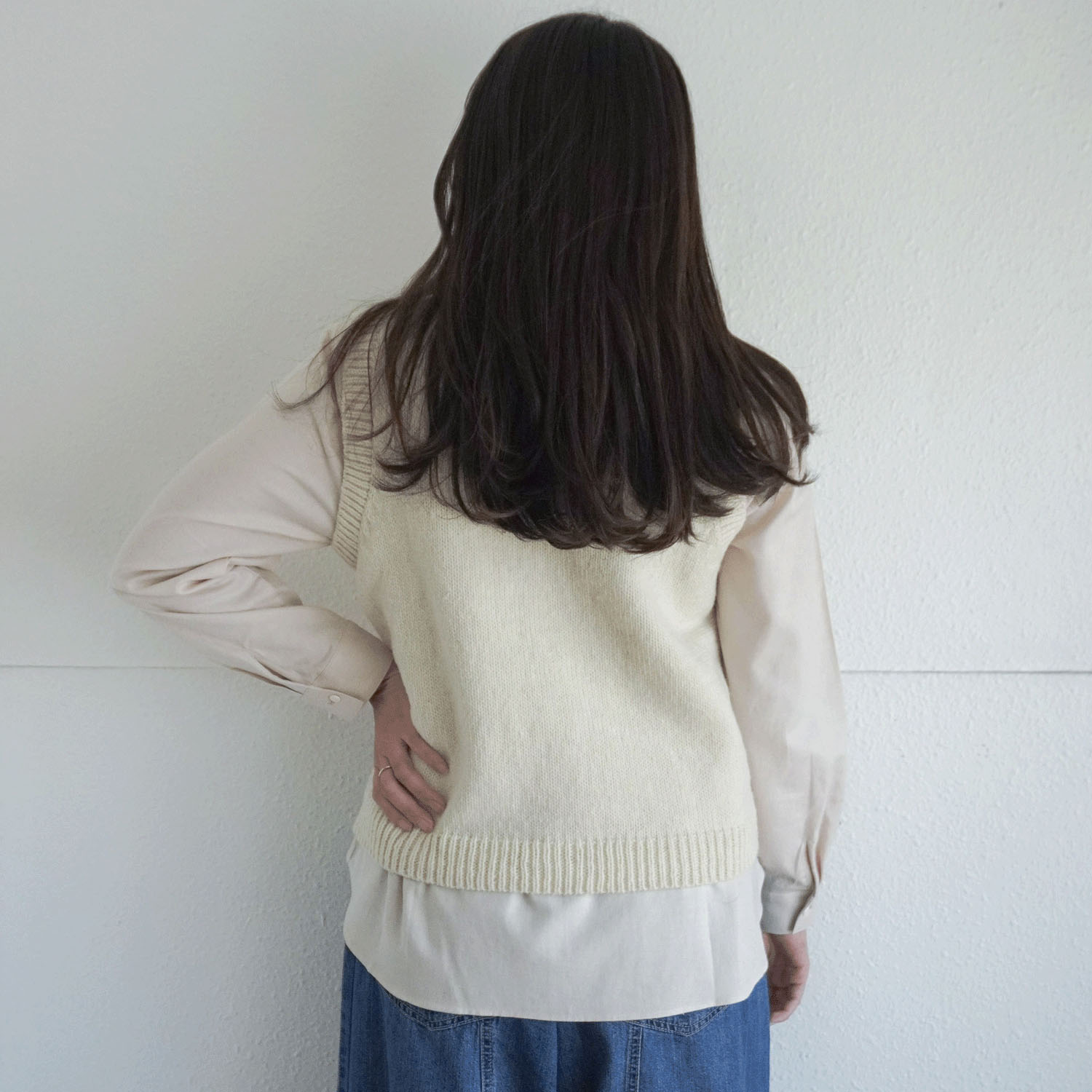 【Insta Live】ESTELLE 花柄クルーネックベスト - 画像5