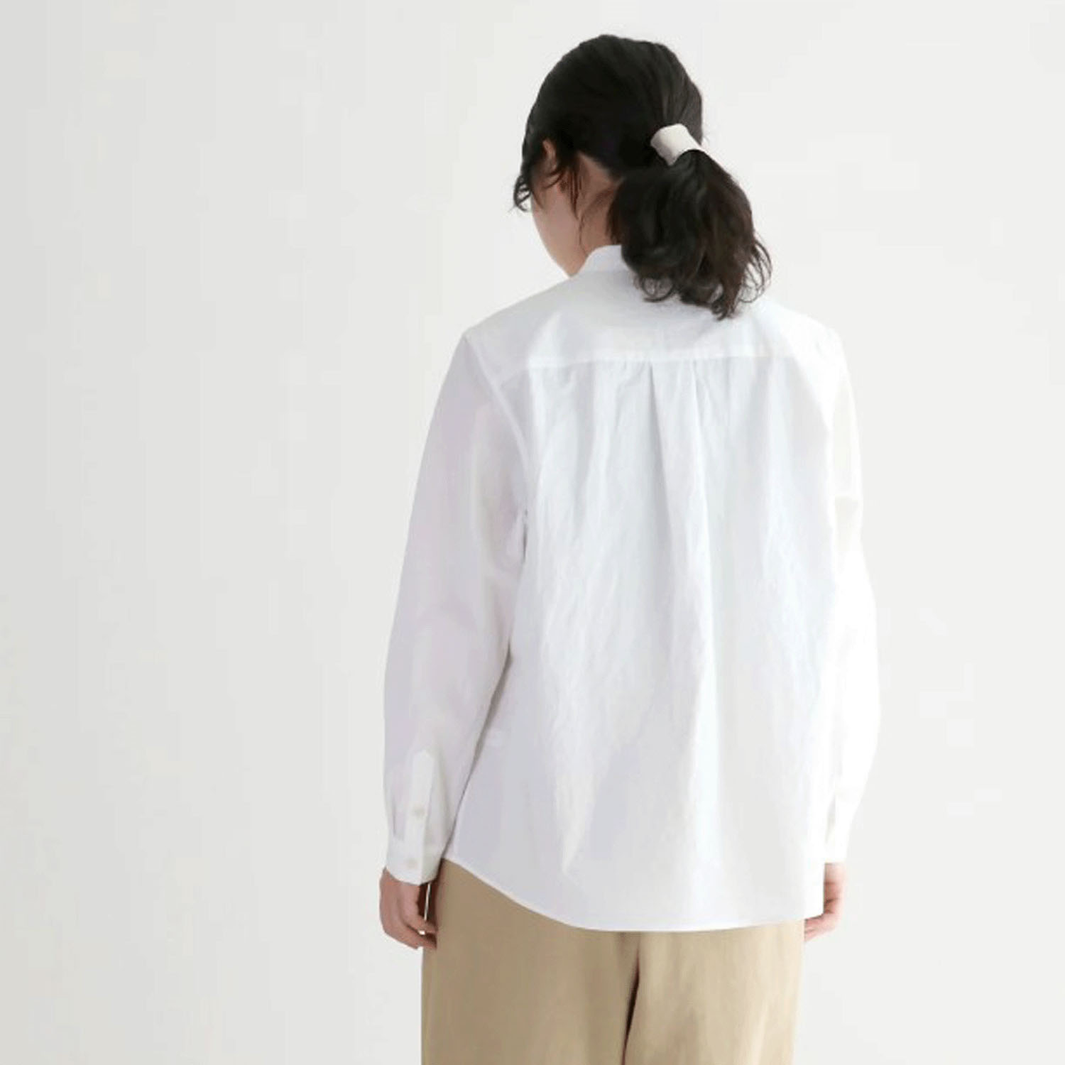 【お取り寄せ】pot－pourri 定番エームスタンドカラーシャツ - 画像3