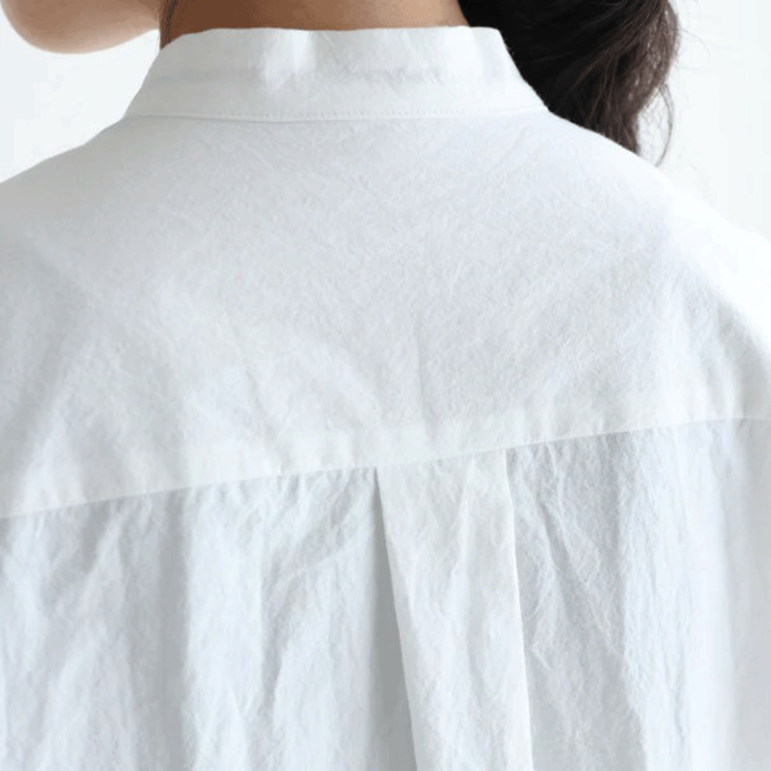 【お取り寄せ】pot－pourri 定番エームスタンドカラーシャツ - 画像5