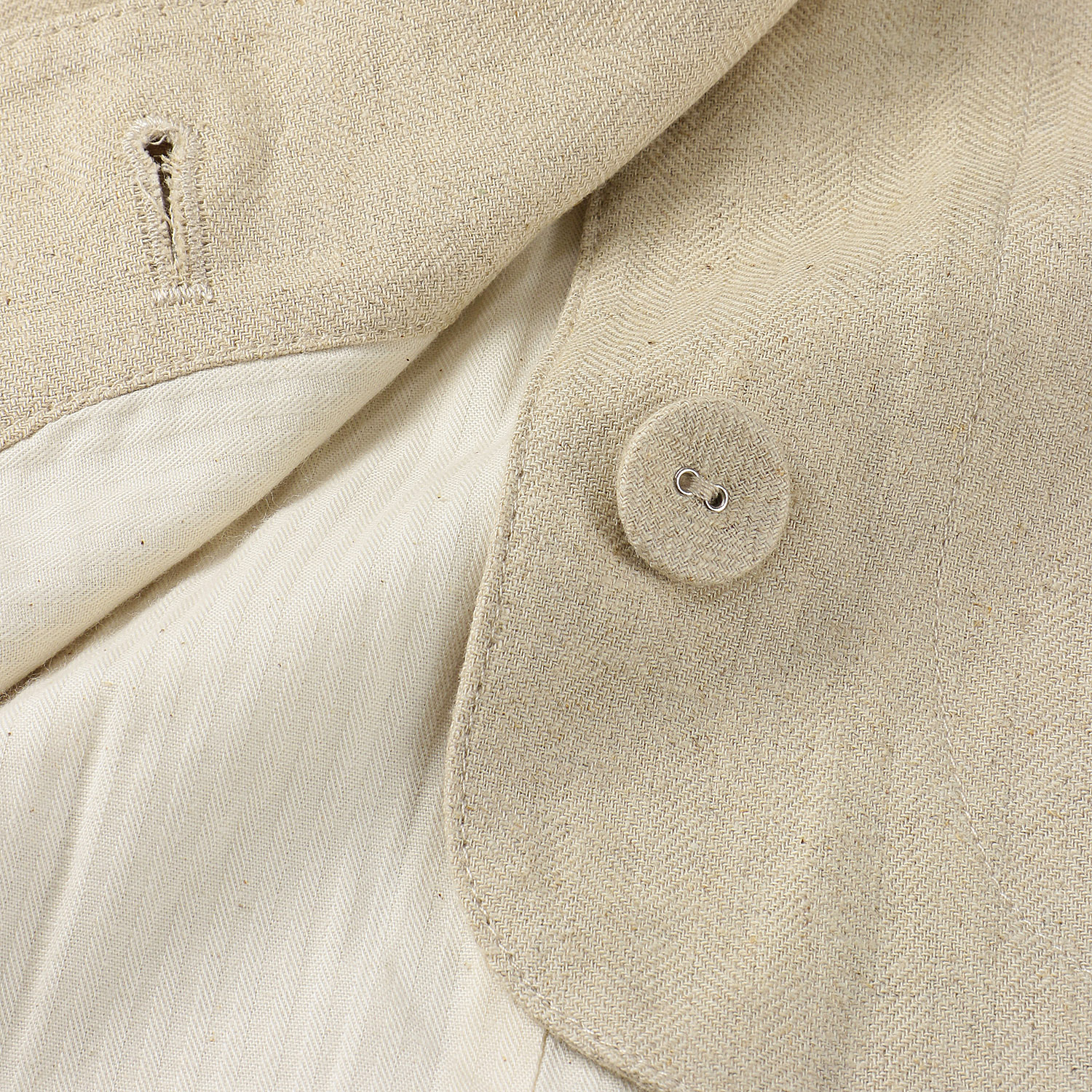 YURK genite van リネンコットンバルーンジャケット - 画像10