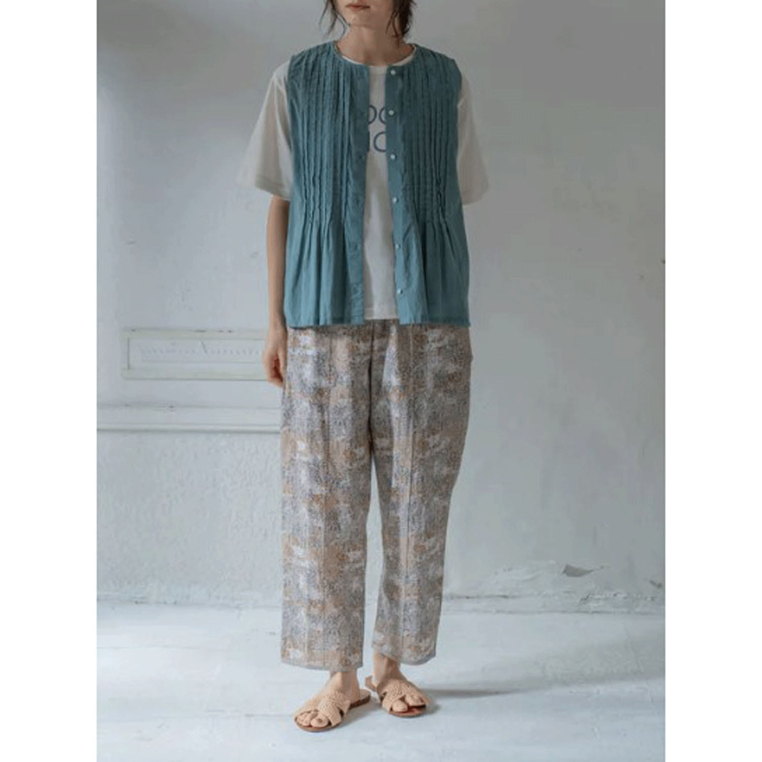 YARRA INDIAピンタックベスト - 画像17