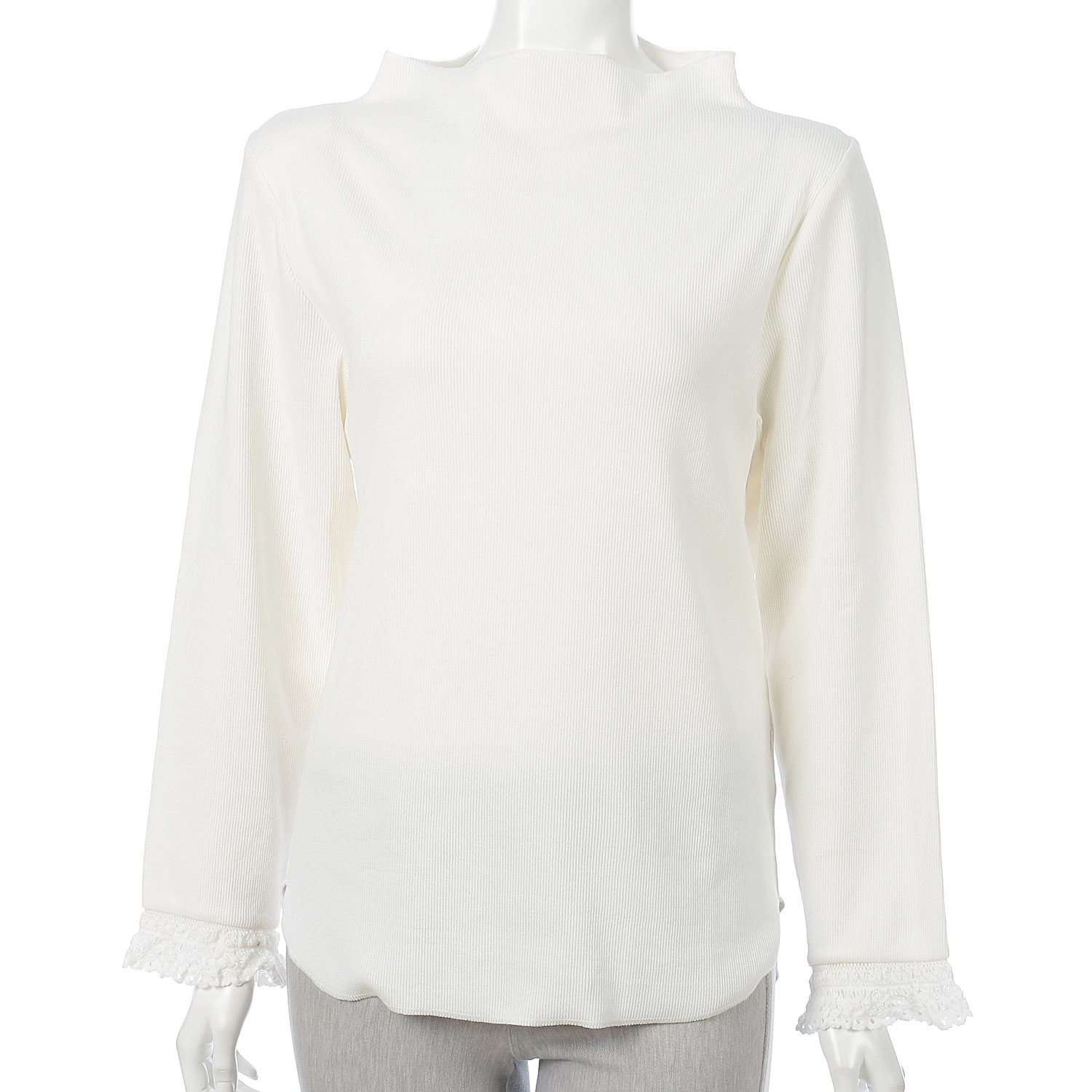 YURK genite van レースコンビカットソー - 画像2