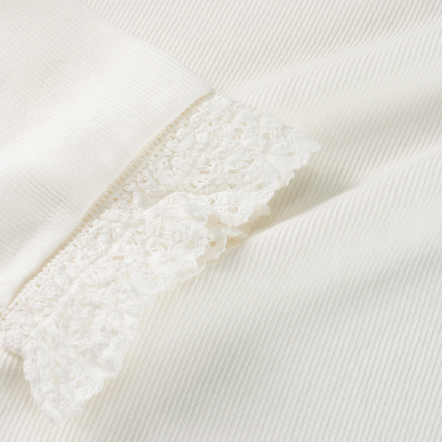 YURK genite van レースコンビカットソー - 画像5