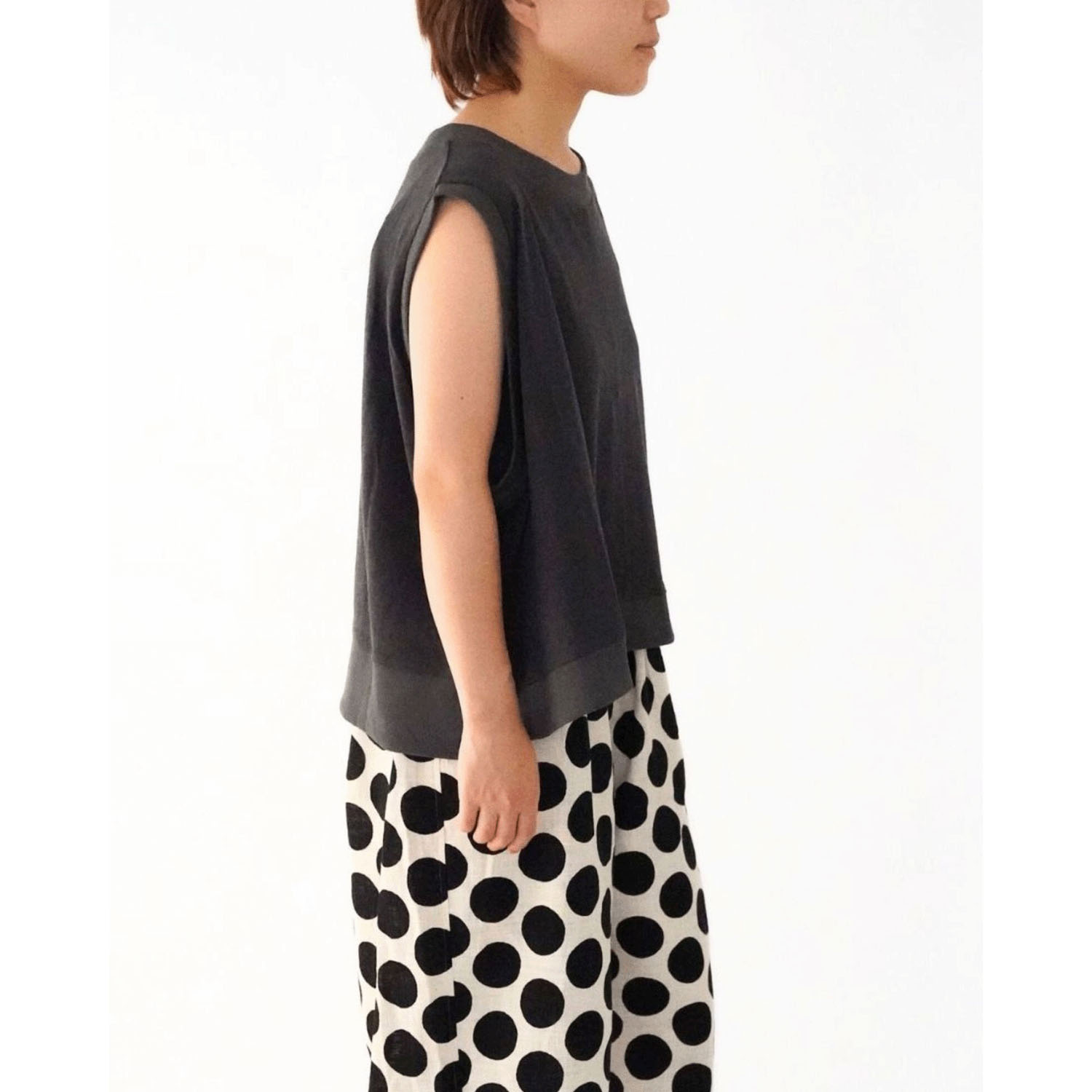 ciroc ラフコット天竺ベスト - 画像4