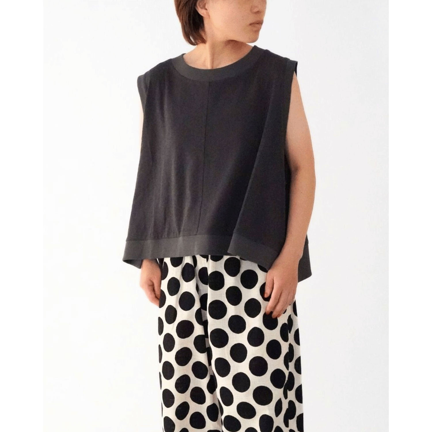 ciroc ラフコット天竺ベスト