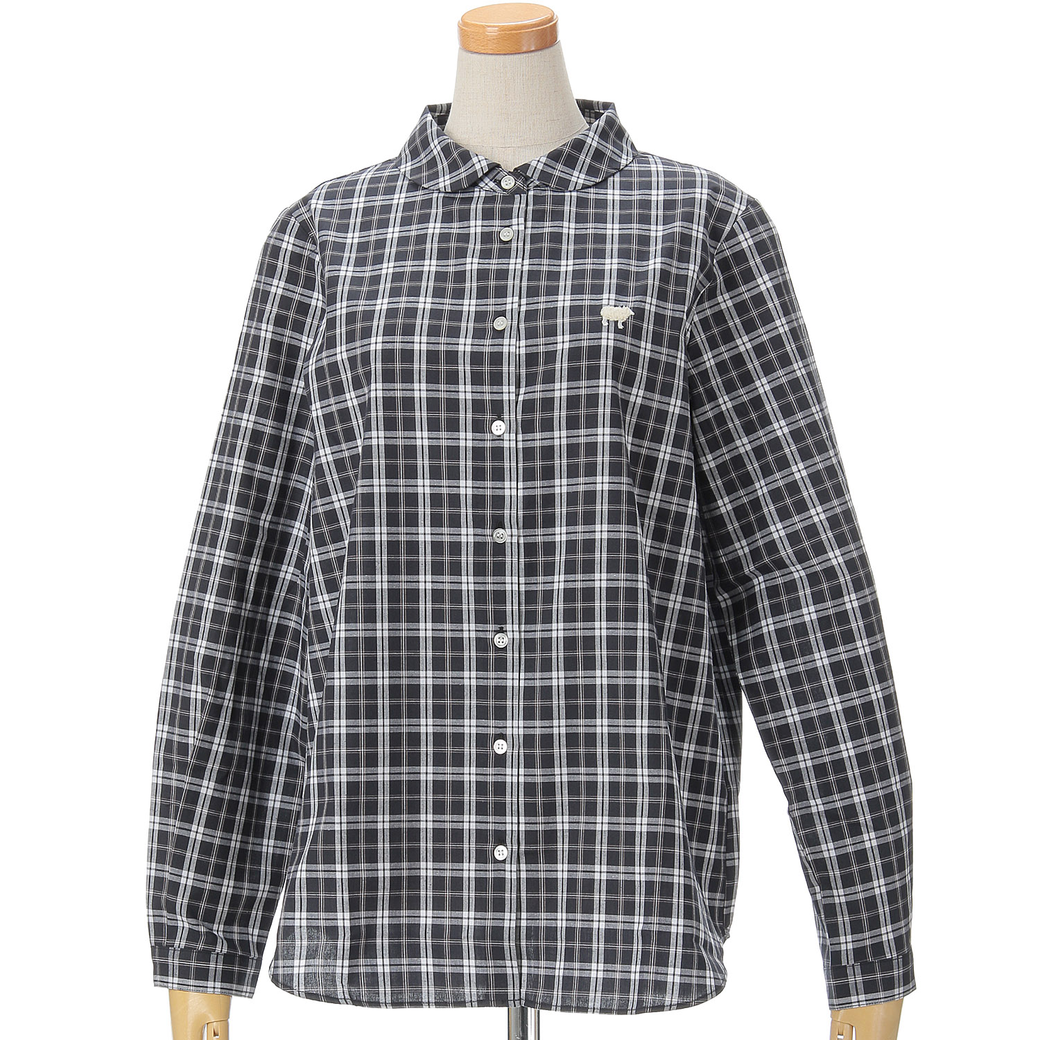 Parkes ラウンドカラーレギュラーシャツ - 画像4