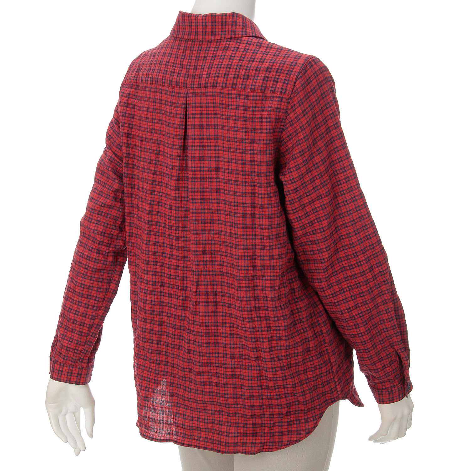 Parkes ヘリンボーンシャーリングチェックシャツ - 画像9