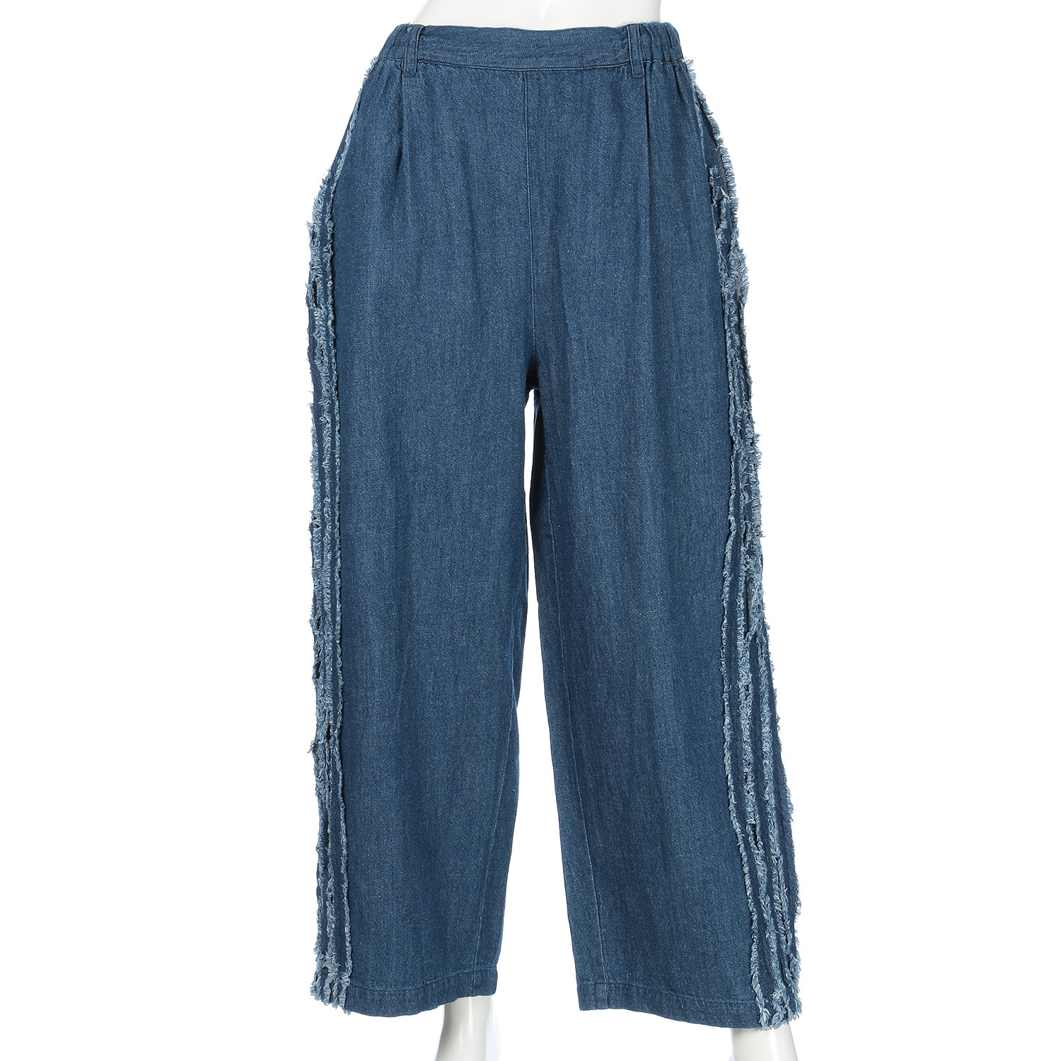 【Insta Live】ista－ire 6．5oz甘撚りデニム サイドテープパンツ - 画像6