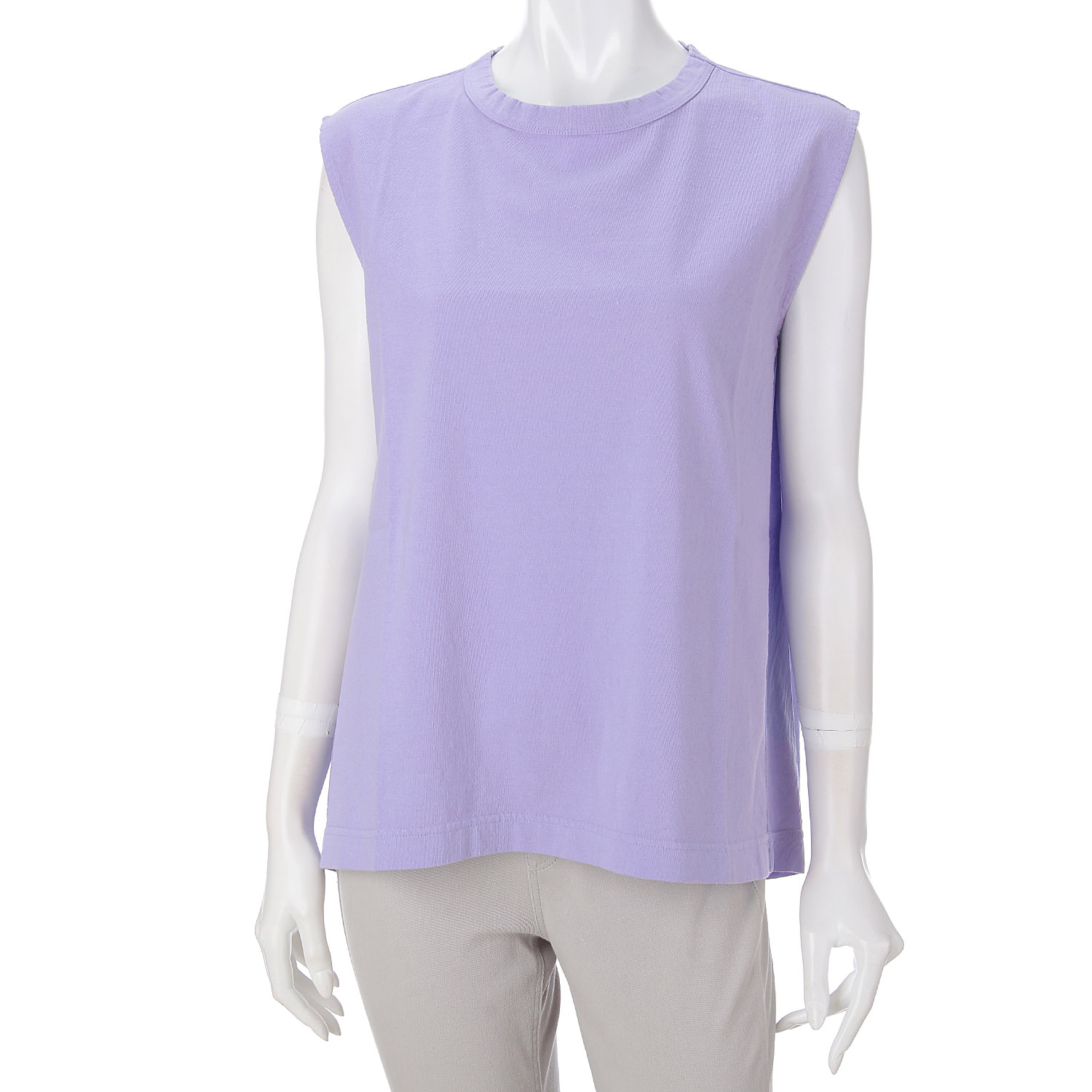 YARRA 布帛コンビノースリーブプルオーバー - 画像14