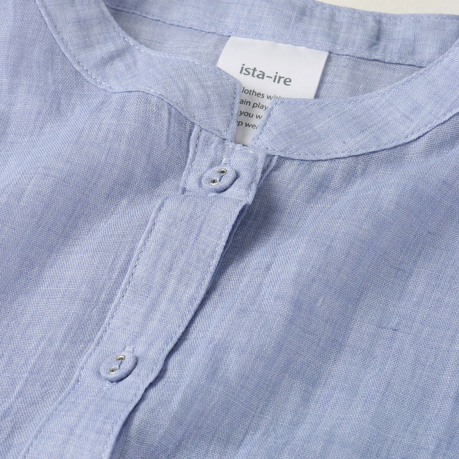 ista－ire T／Cガーゼ サイドタックブラウス - 画像13