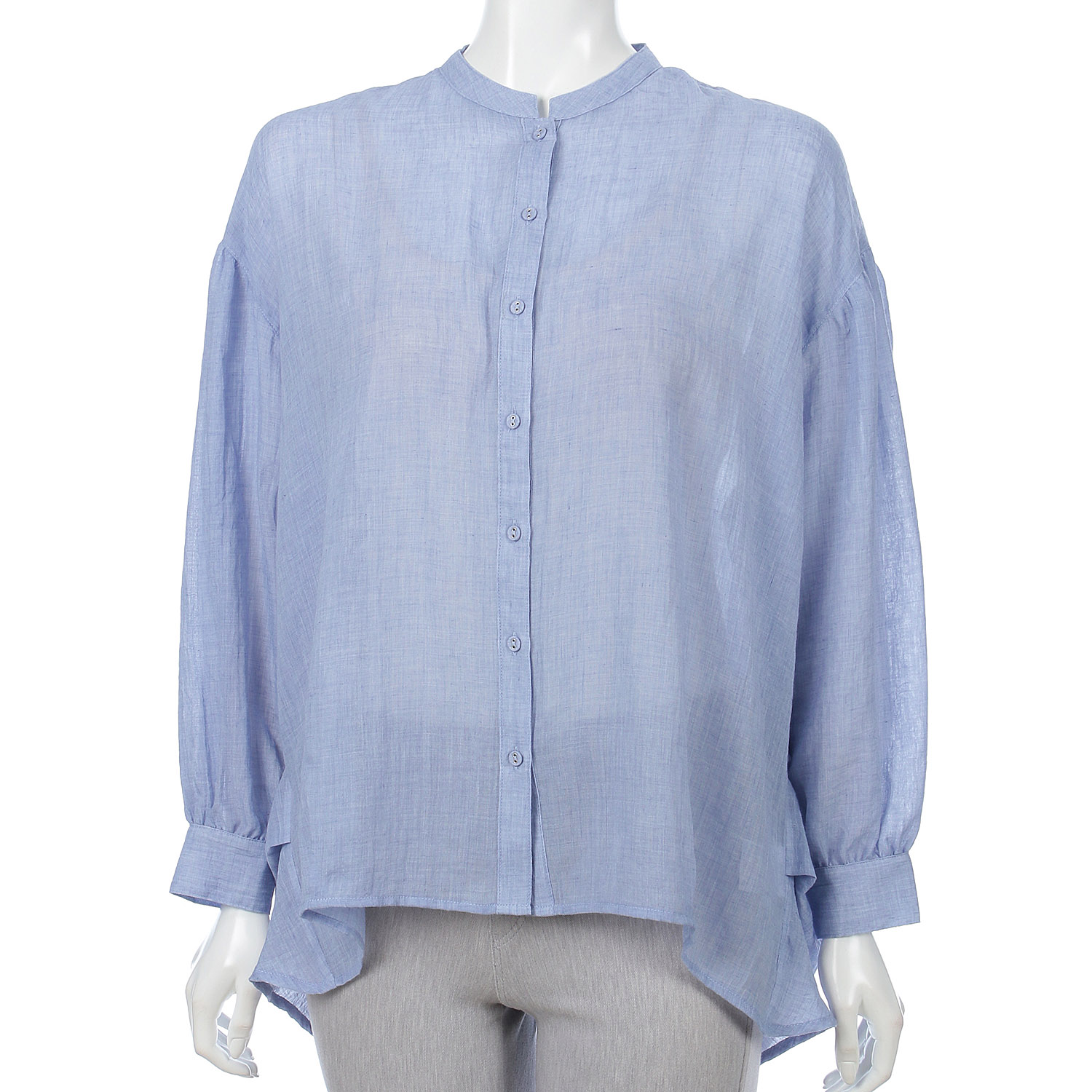 ista－ire T／Cガーゼ サイドタックブラウス - 画像10