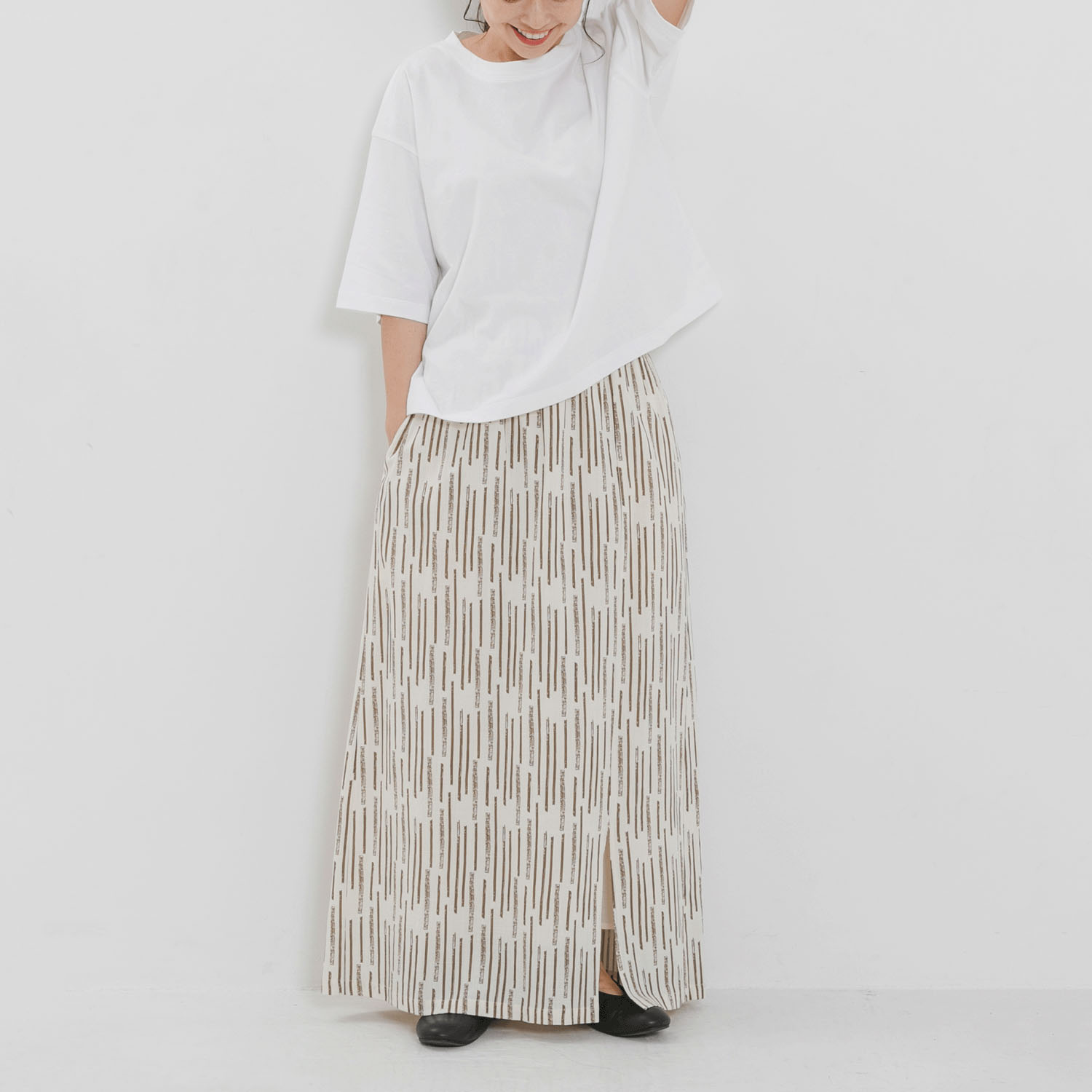 【Insta Live】YURK geniet van フロッキードットプリントT - 画像3