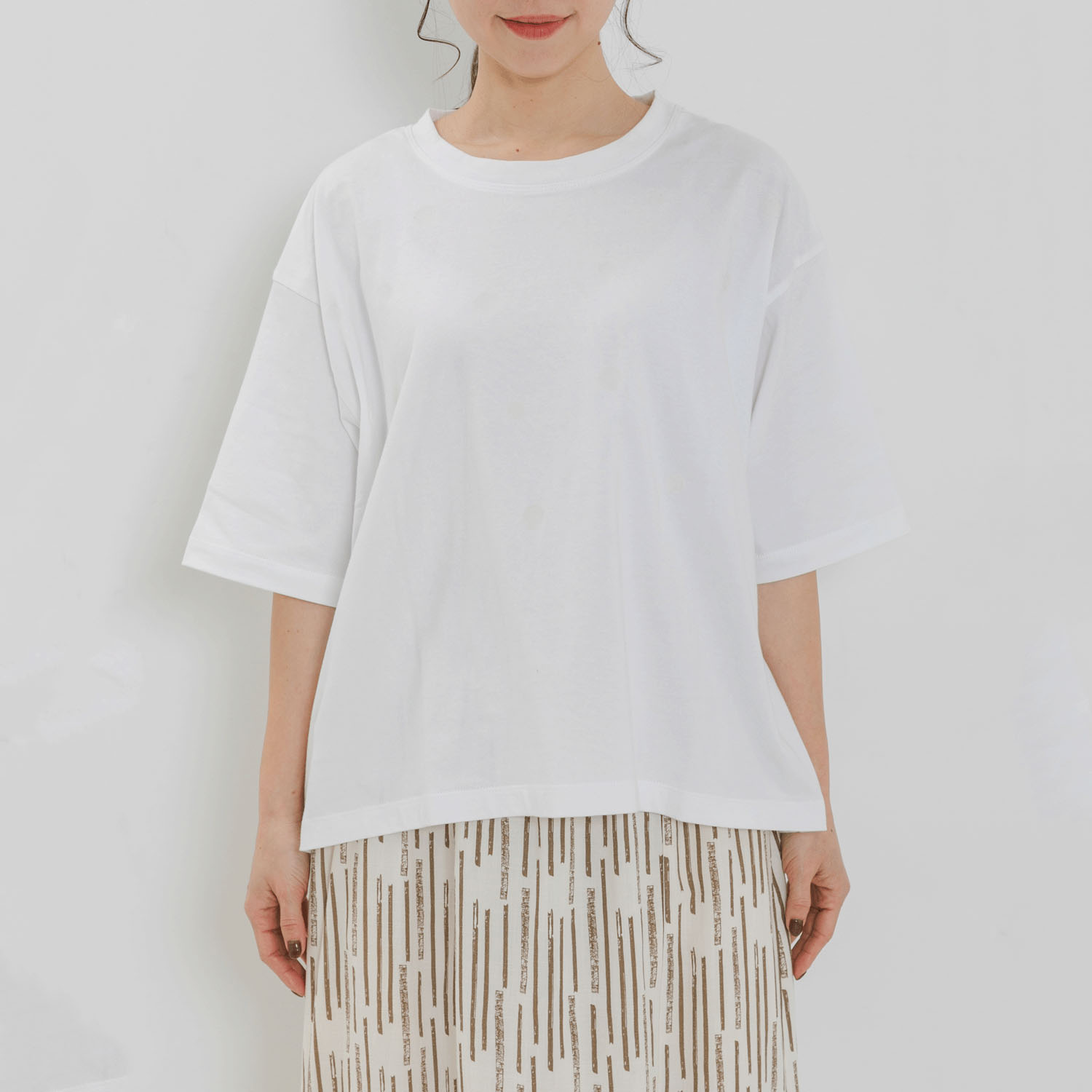 【Insta Live】YURK geniet van フロッキードットプリントT - 画像4