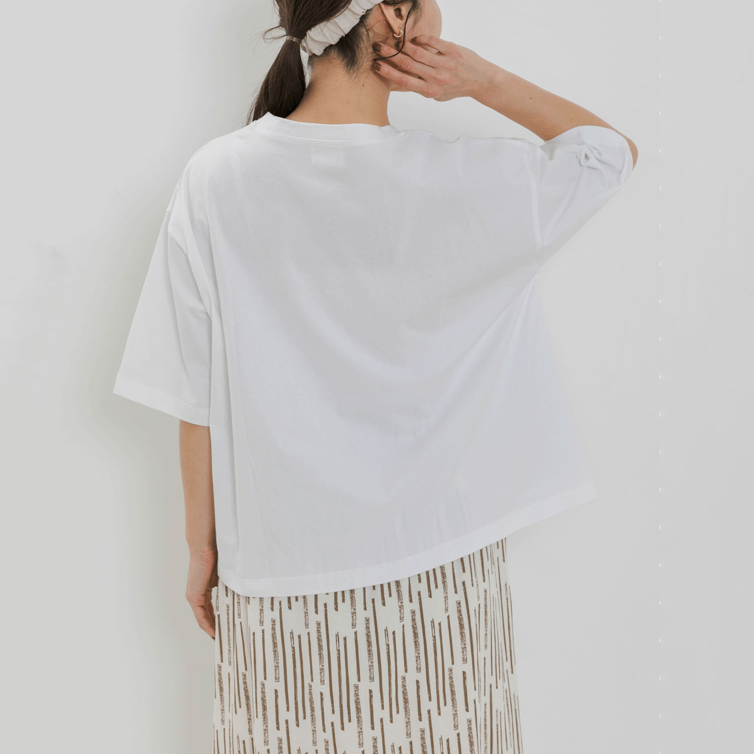 【Insta Live】YURK geniet van フロッキードットプリントT - 画像6