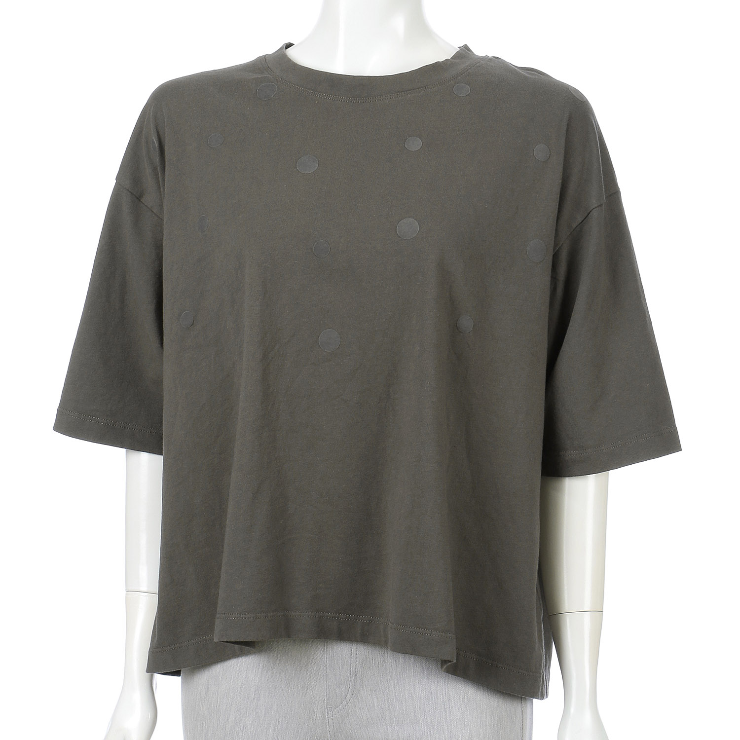 【Insta Live】YURK geniet van フロッキードットプリントT - 画像8