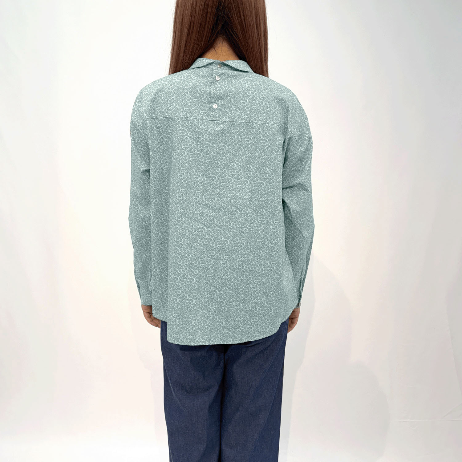 Parkes LIBERTYフレアプルオーバーブラウス - 画像6