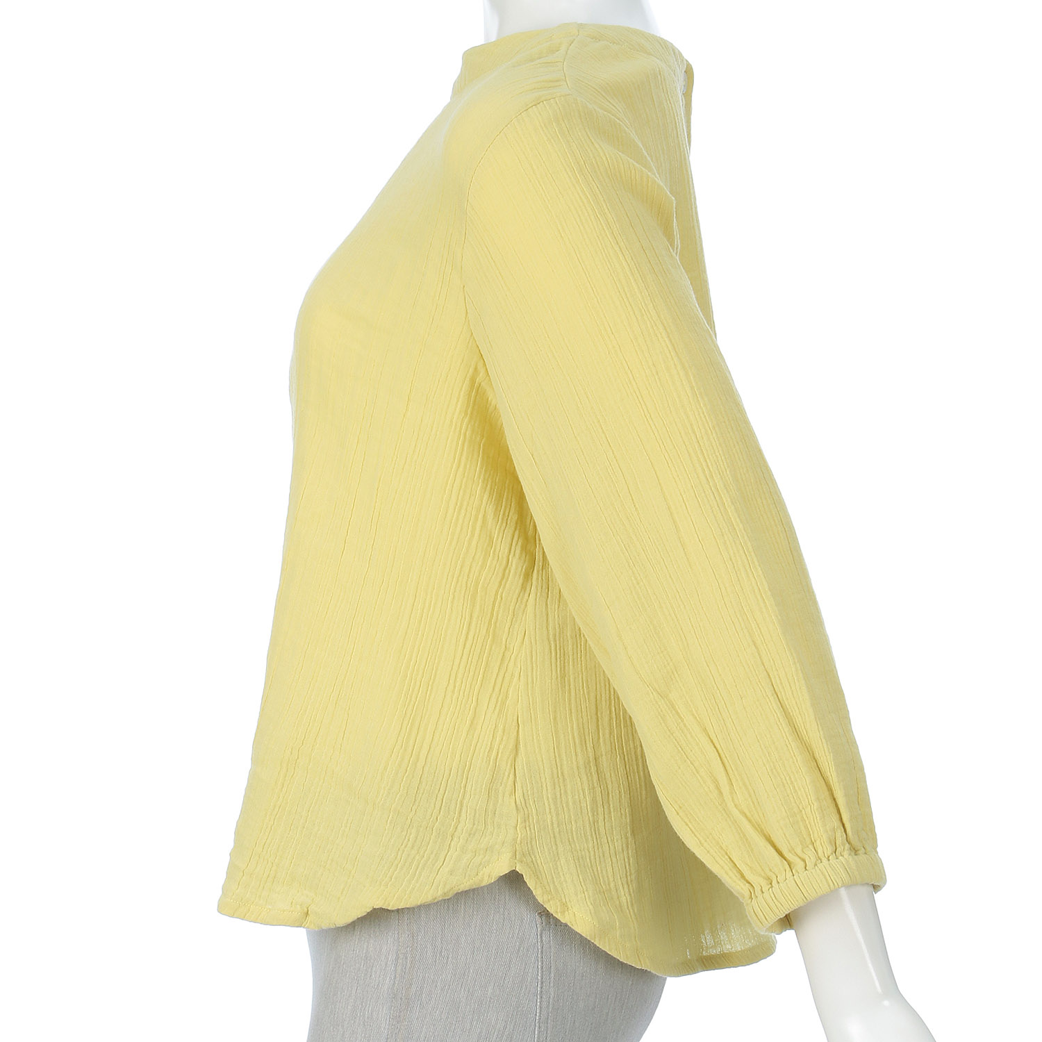 東京かんかん ふんわりダブルガーゼクレープ2Wブラウス - 画像9