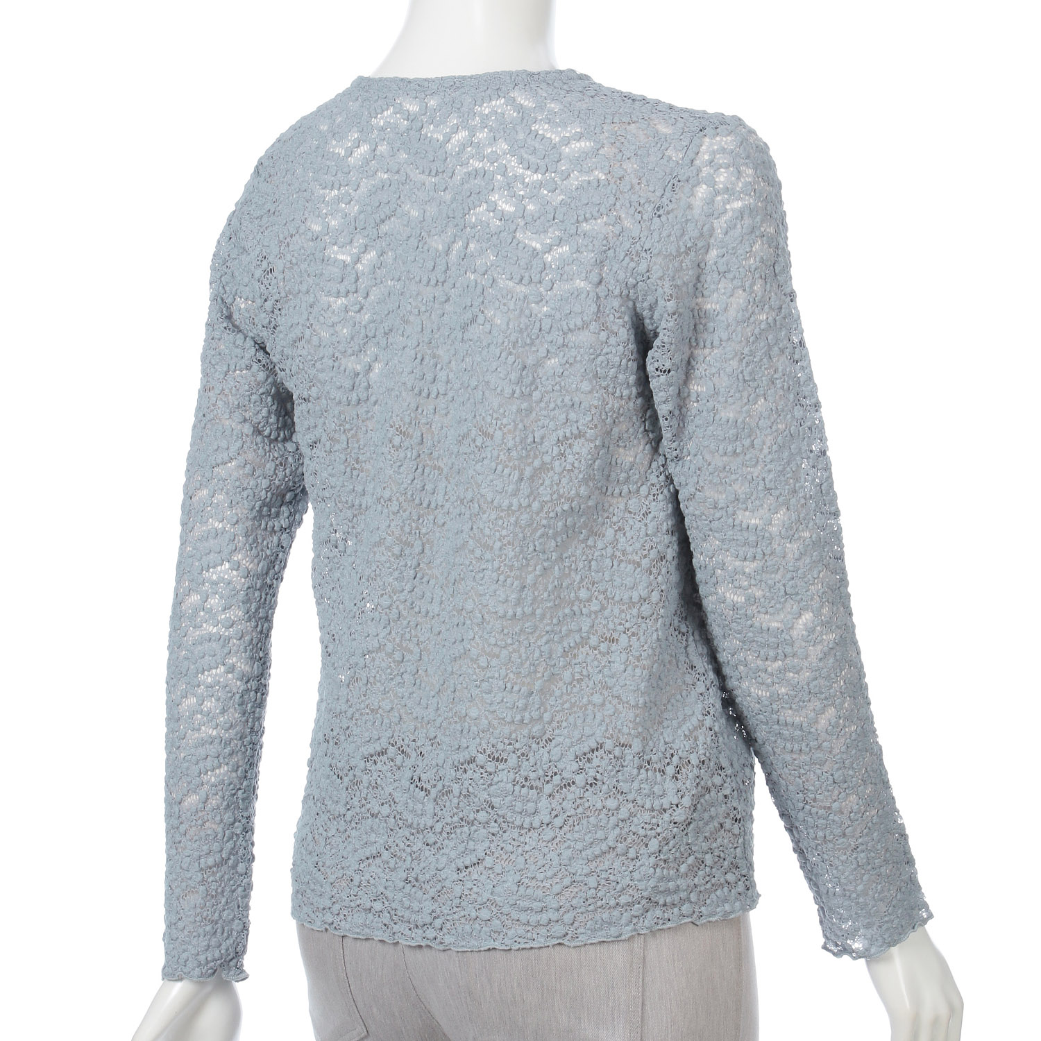 doux bleu コットンナイロンレースプルオーバー - 画像13