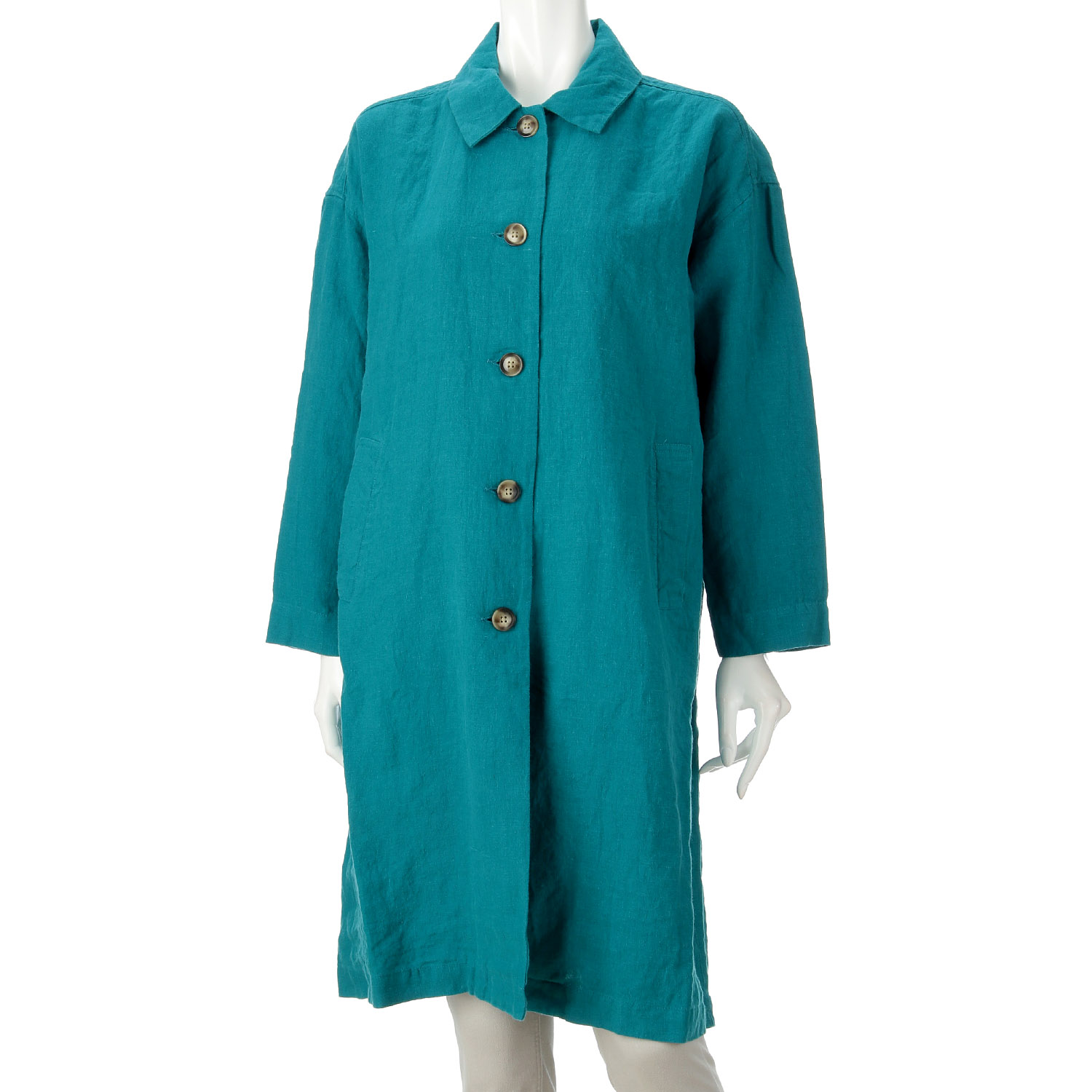 YARRA ナチュラルリネンコート - 画像14