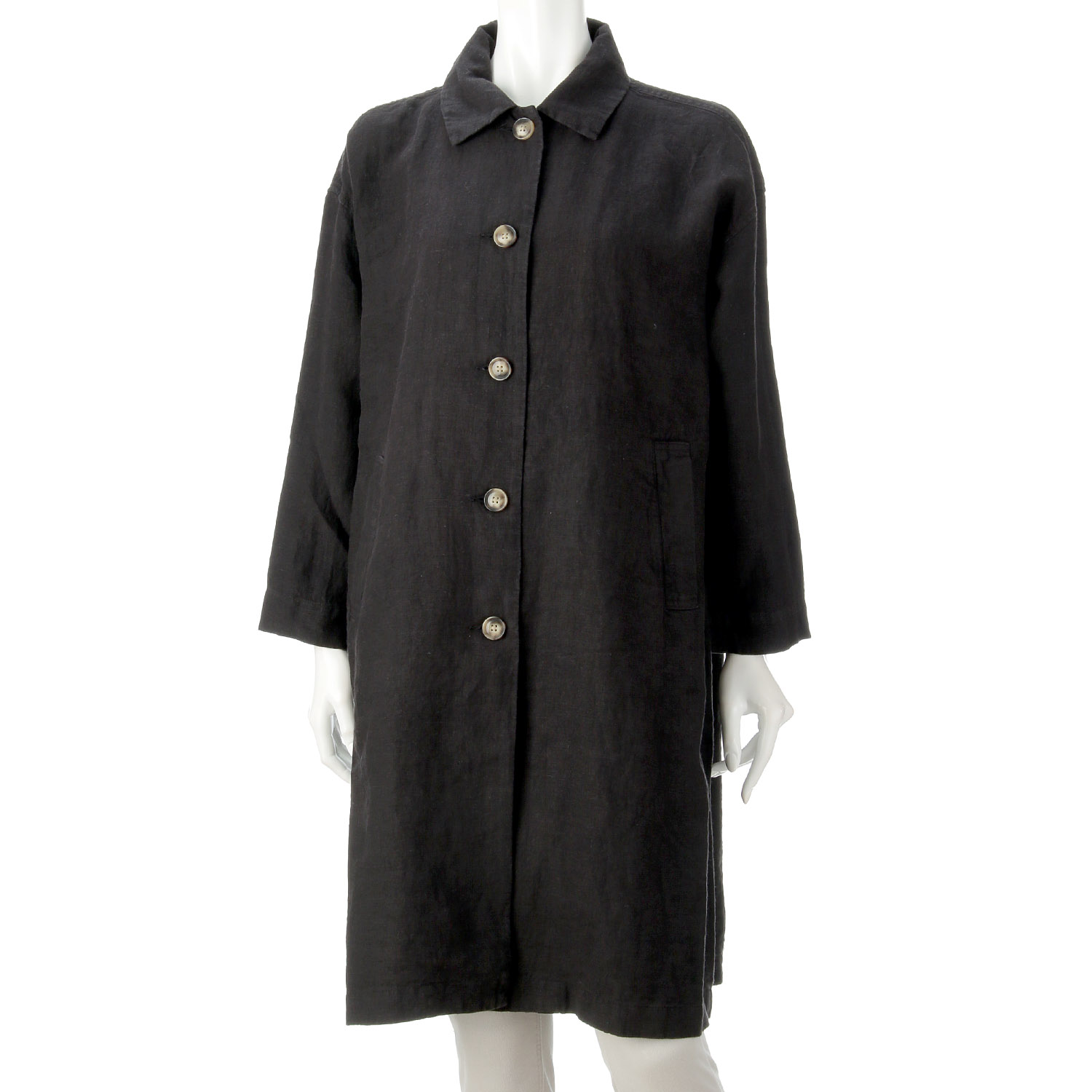 YARRA ナチュラルリネンコート - 画像7