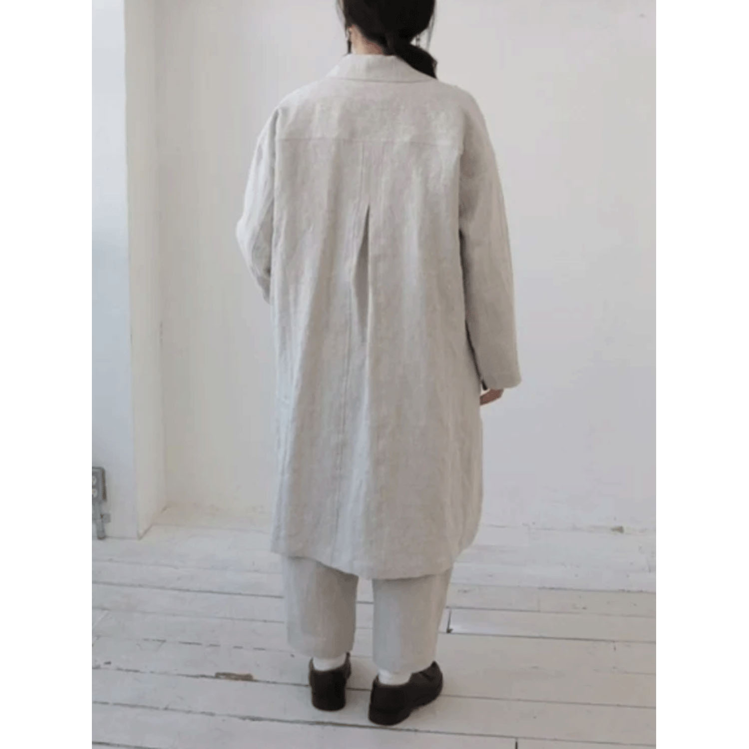 YARRA ナチュラルリネンコート - 画像10