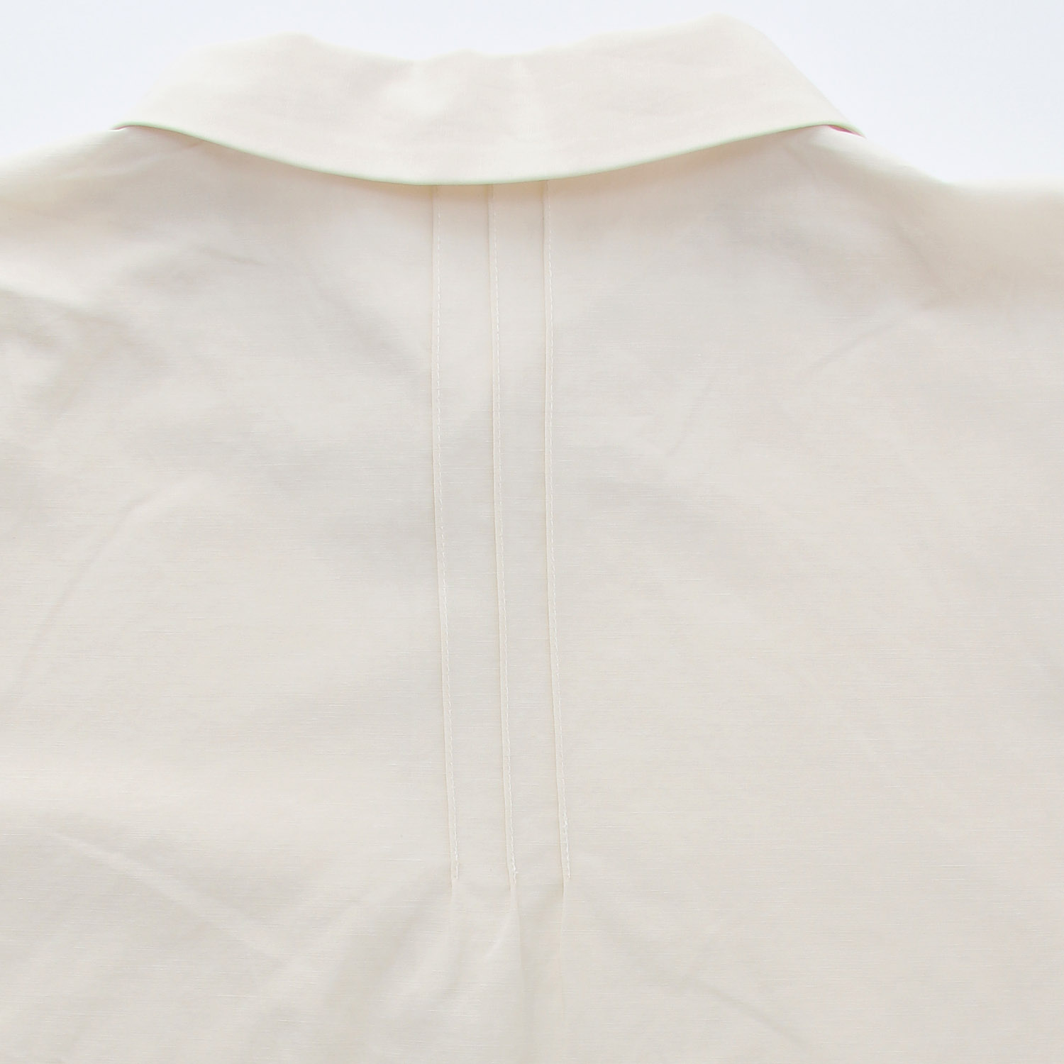 YARRA フラットカラーオープンブラウス - 画像5