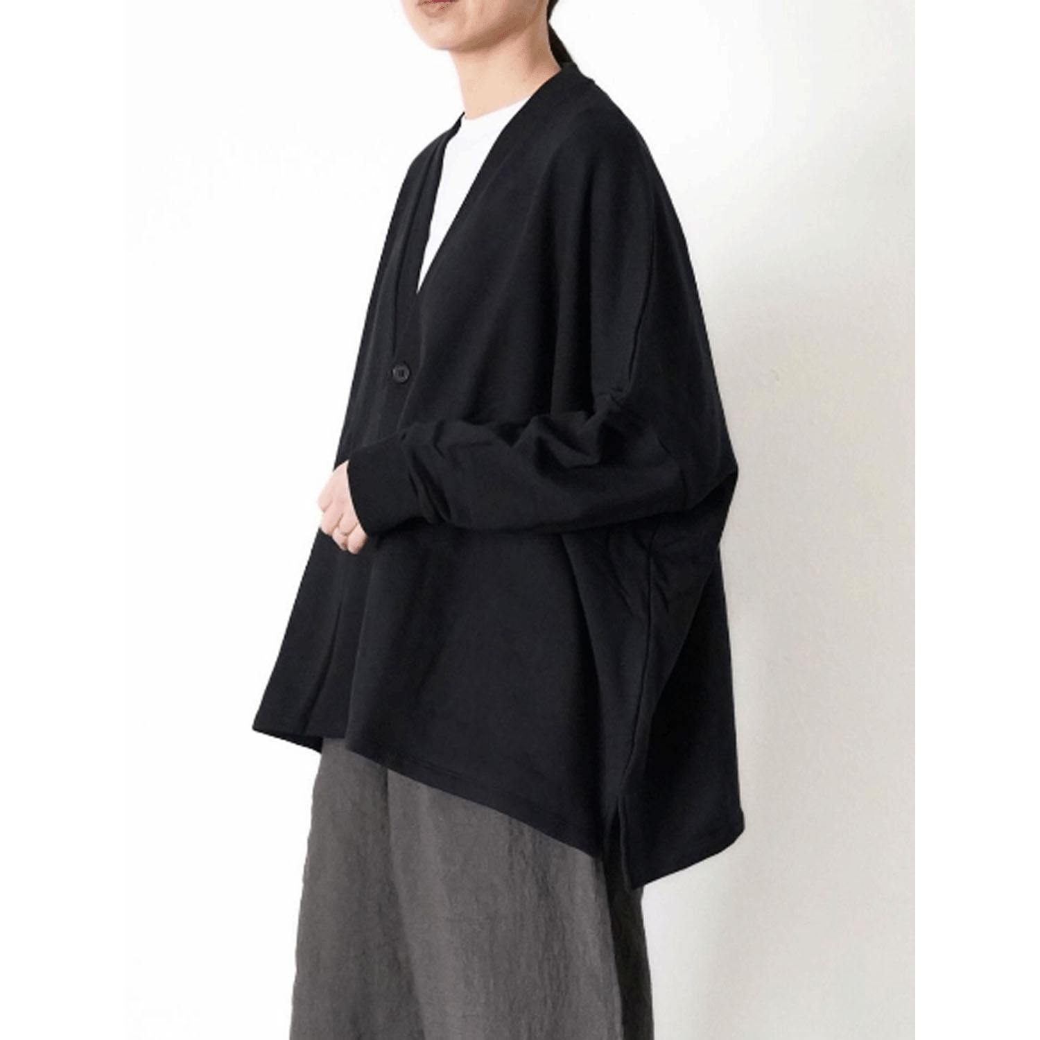 ciroc コーマ裏毛カーディガン - 画像6