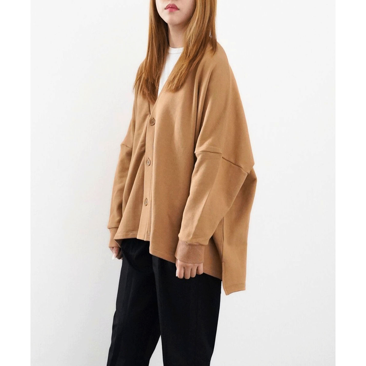 ciroc コーマ裏毛カーディガン - 画像10