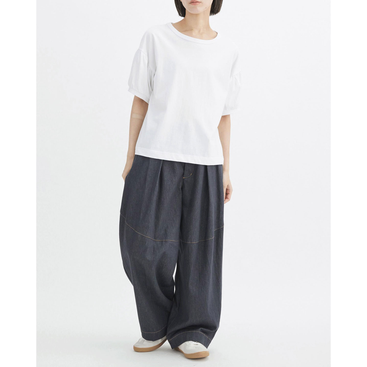 【ETONET限定】ATELIER EQUAL style コットン天竺ボリュームスリーブプルオーバー - 画像4