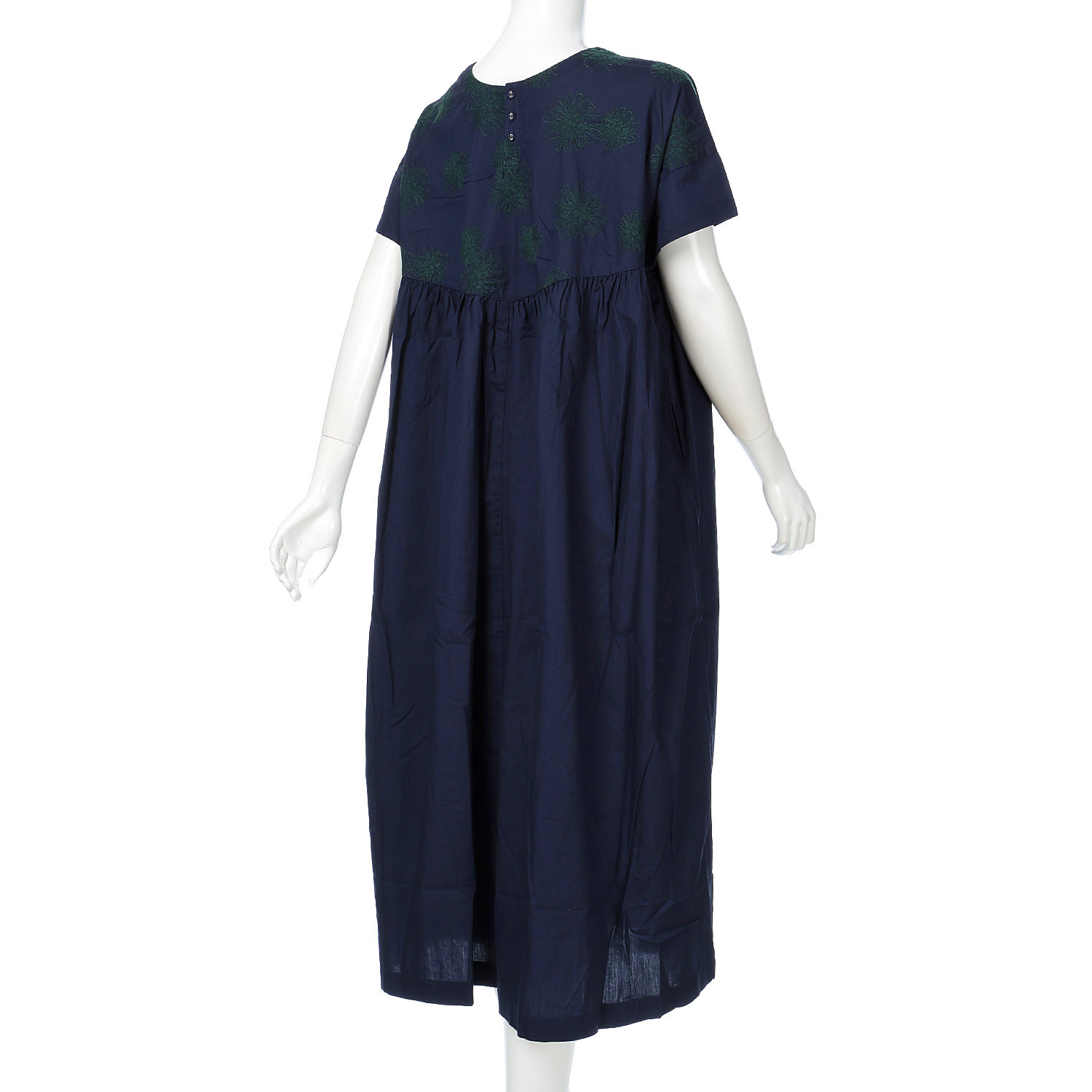 ista－ire ポプリン ダリア刺繍ワンピース - 画像11