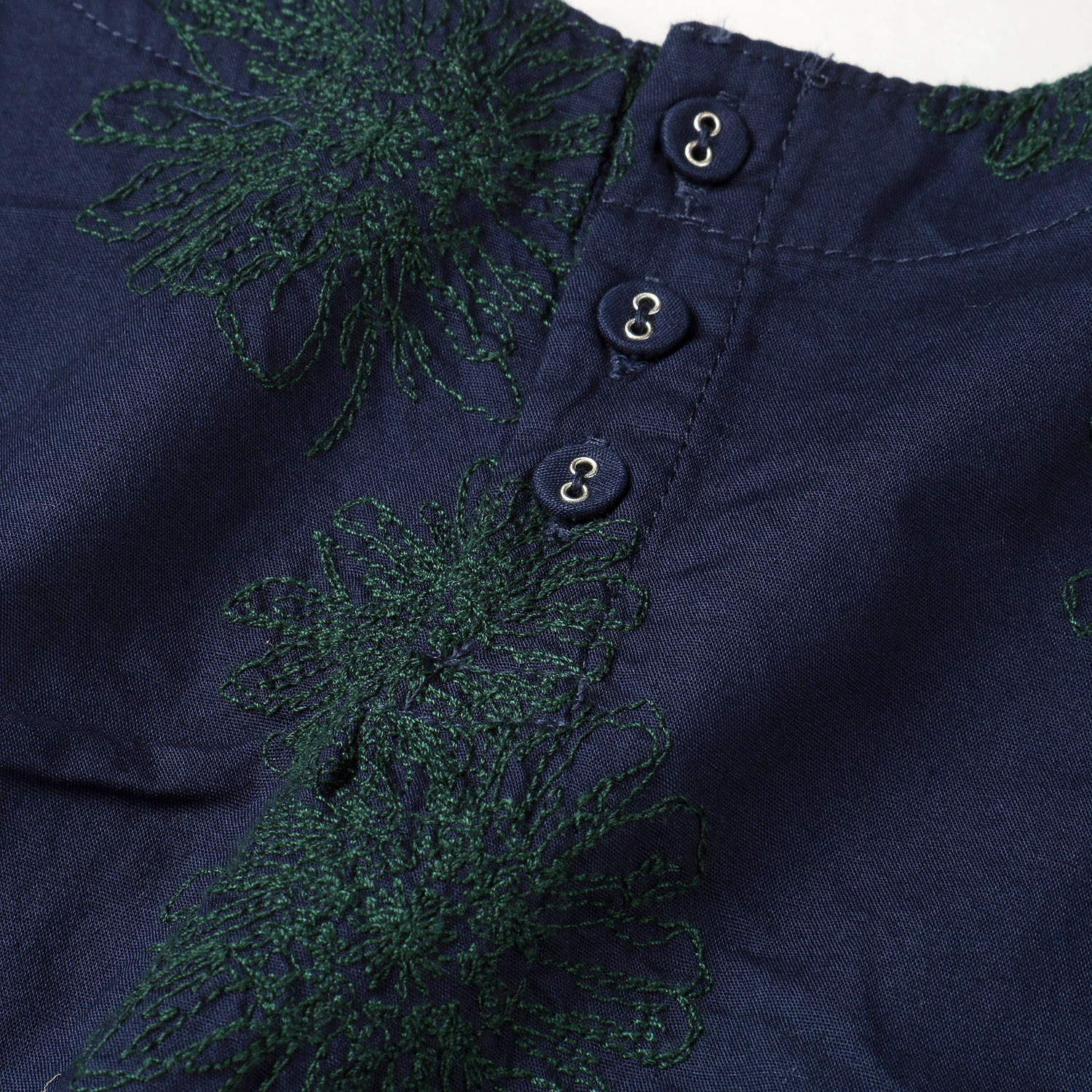 ista－ire ポプリン ダリア刺繍ワンピース - 画像13