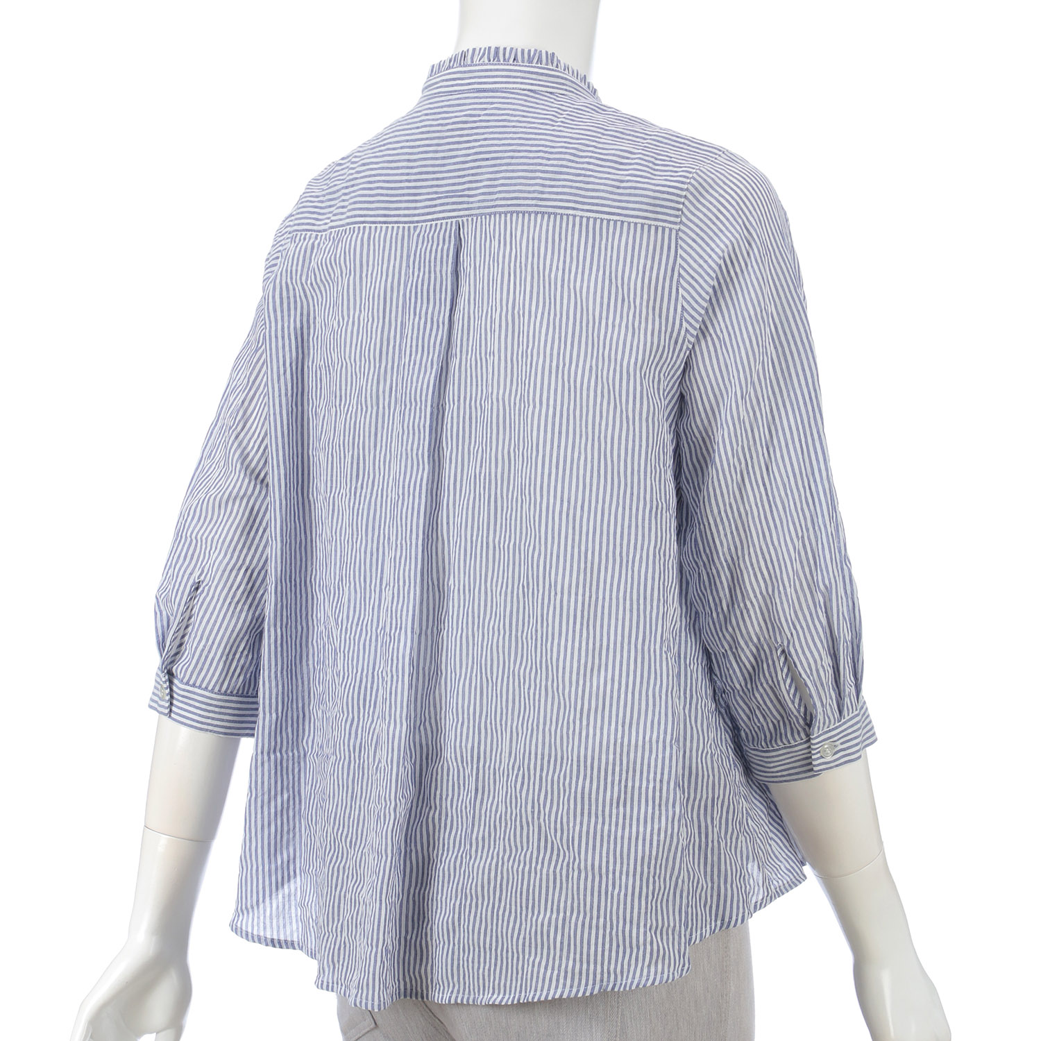 Parks スタンドフリルブラウス - 画像4