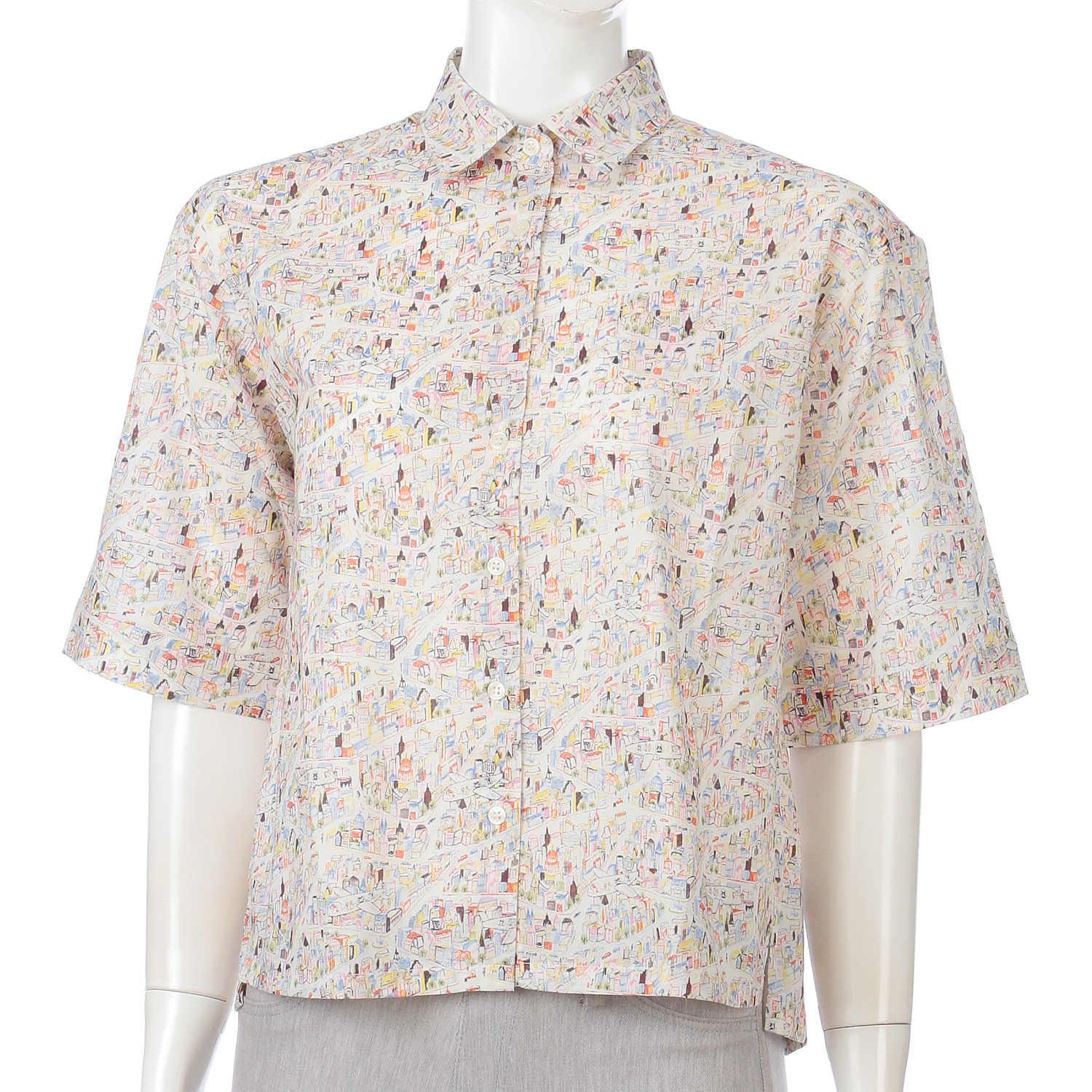 Parkes コンパクトボックスシャツ