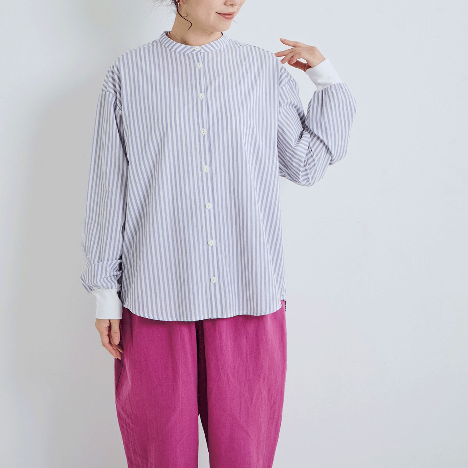 YURK geniet van リブコンビシャツ - 画像2