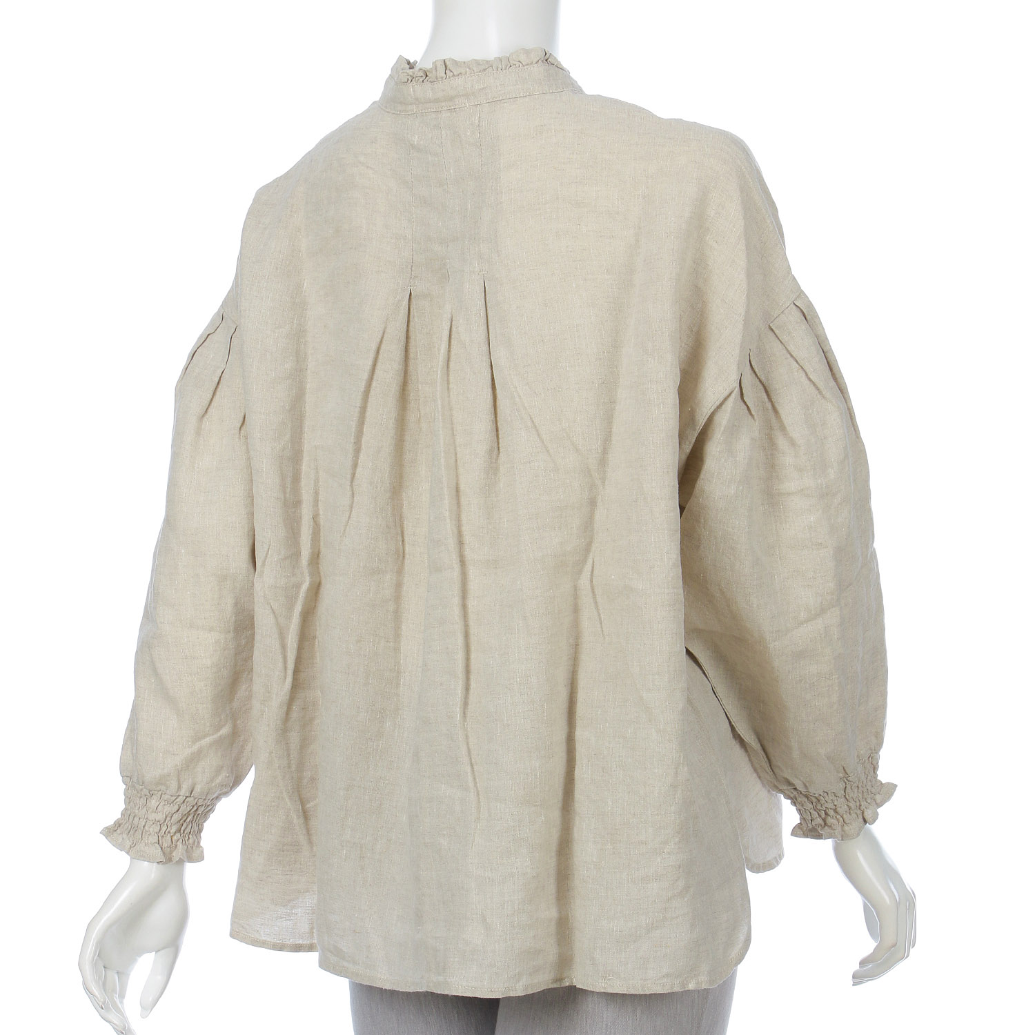 YURK geniet van バンドカラーシャツ - 画像10