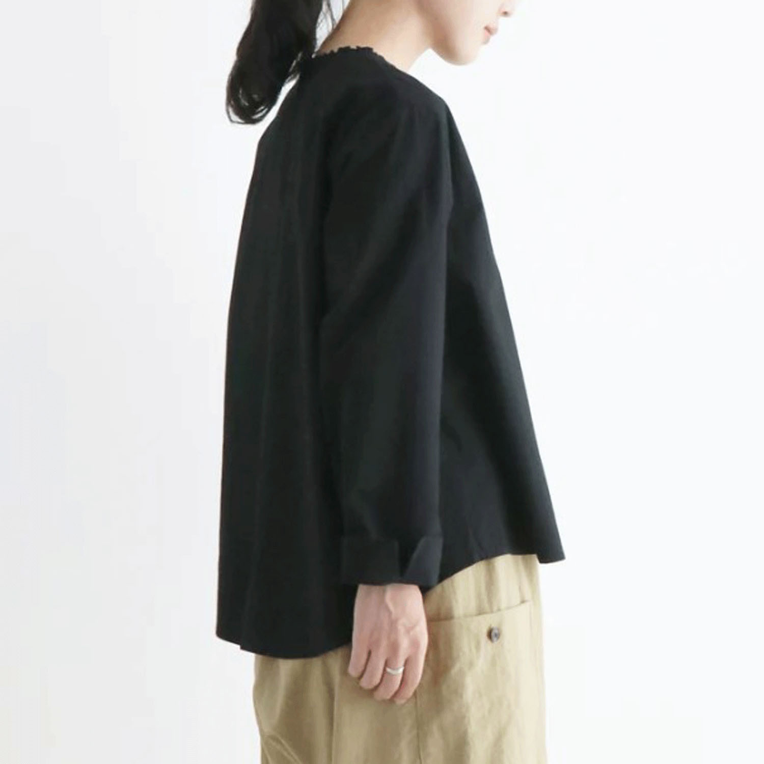 【お取り寄せ】pot－pourri 定番エームフリルブラウス - 画像6