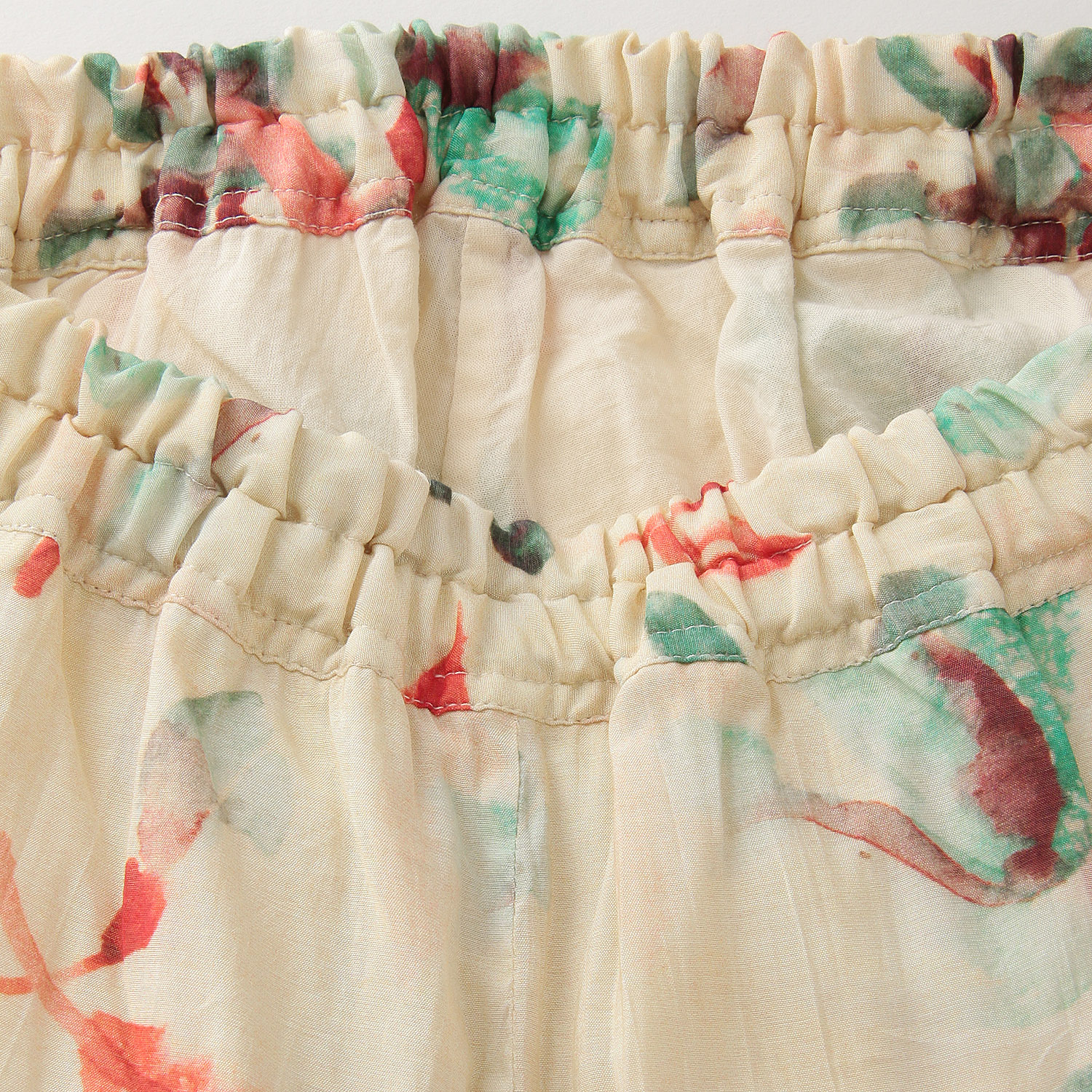 doux bleu フラワーインドプリントパンツ - 画像12