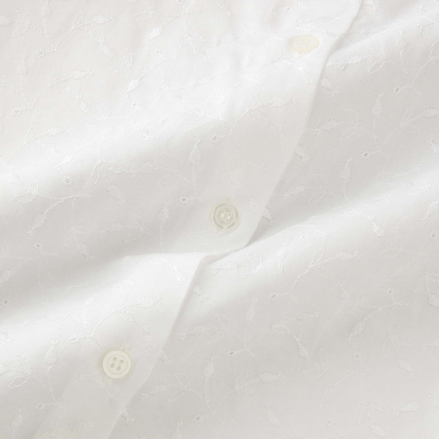 Parkes スタンドカラーレギュラーシャツ - 画像5