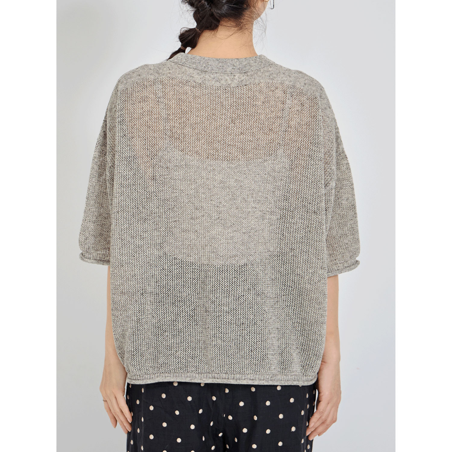 YURK geniet van 鹿の子編みPOLO - 画像4