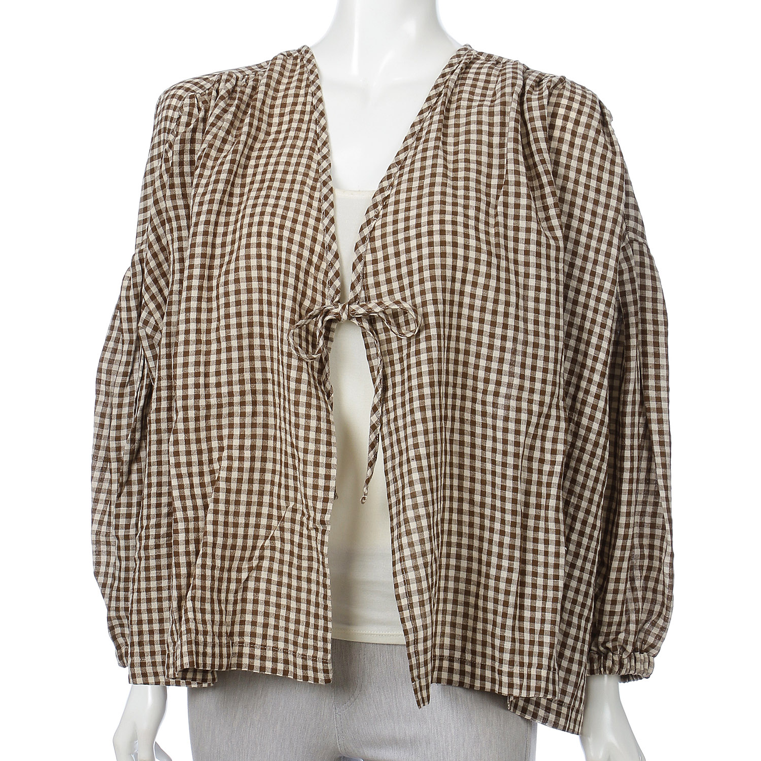 YURK geniet van リボンカーディガン