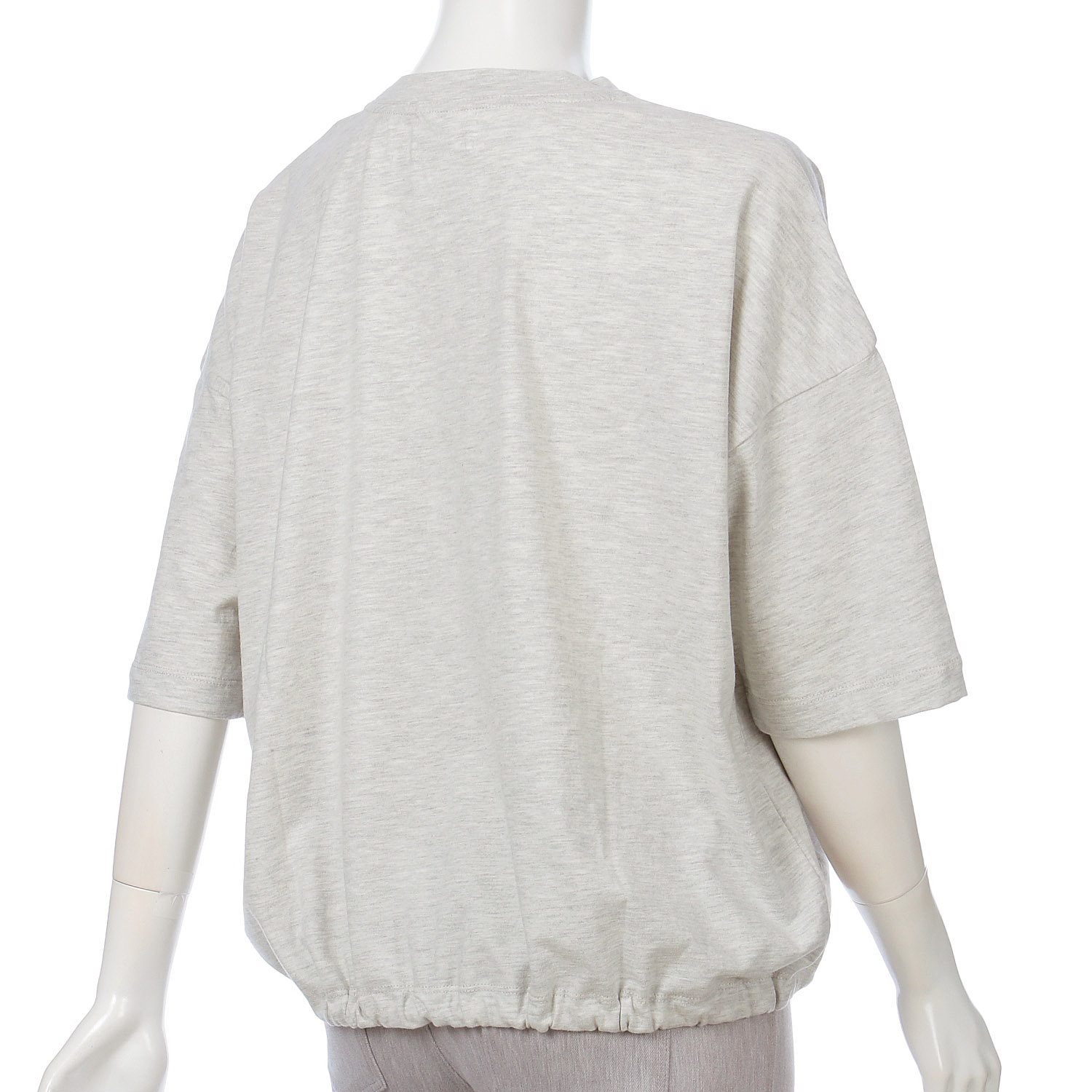 YURK geniet van バンダナ風プリントT - 画像2