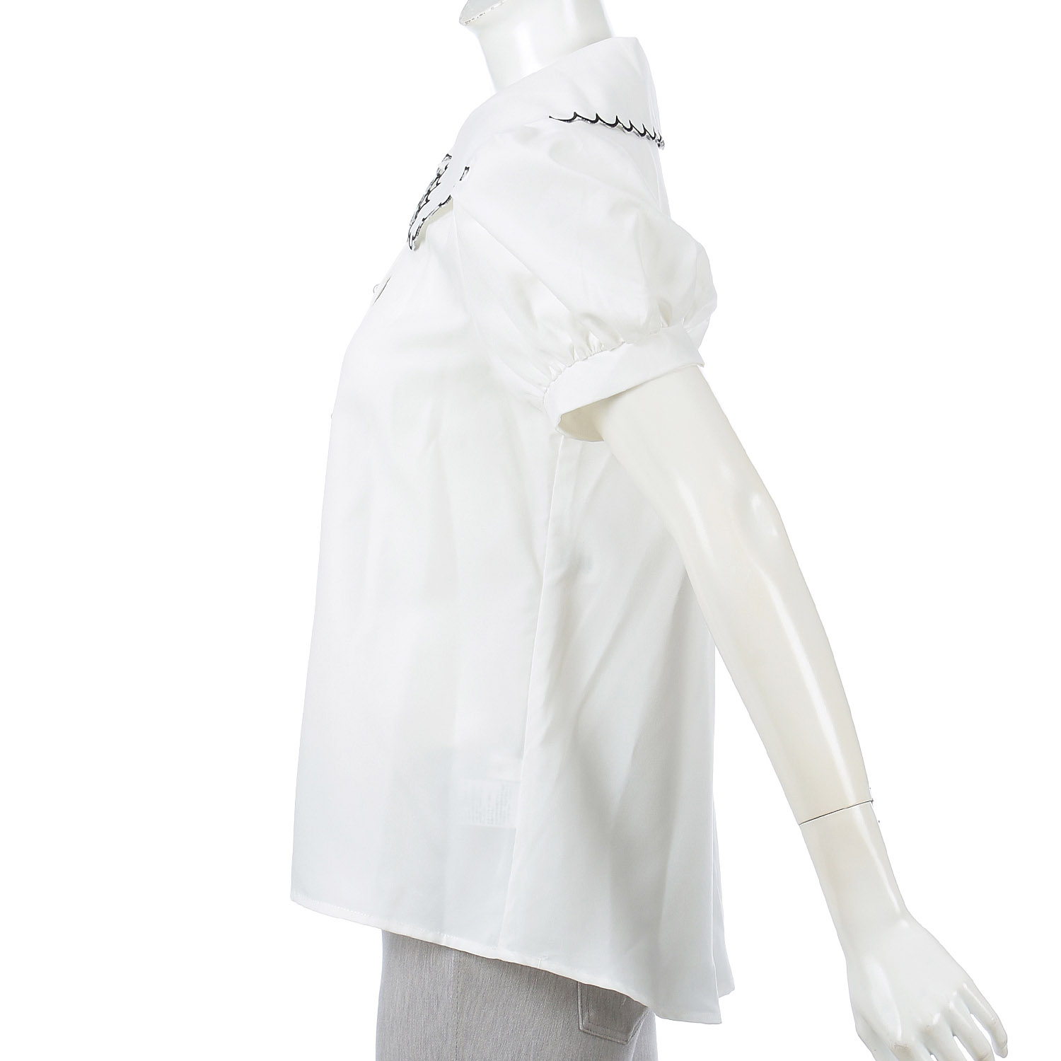 スカラップデザインブラウス - 画像7