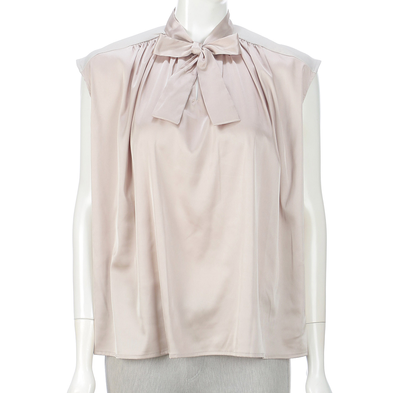 切替ボウタイブラウス - 画像4