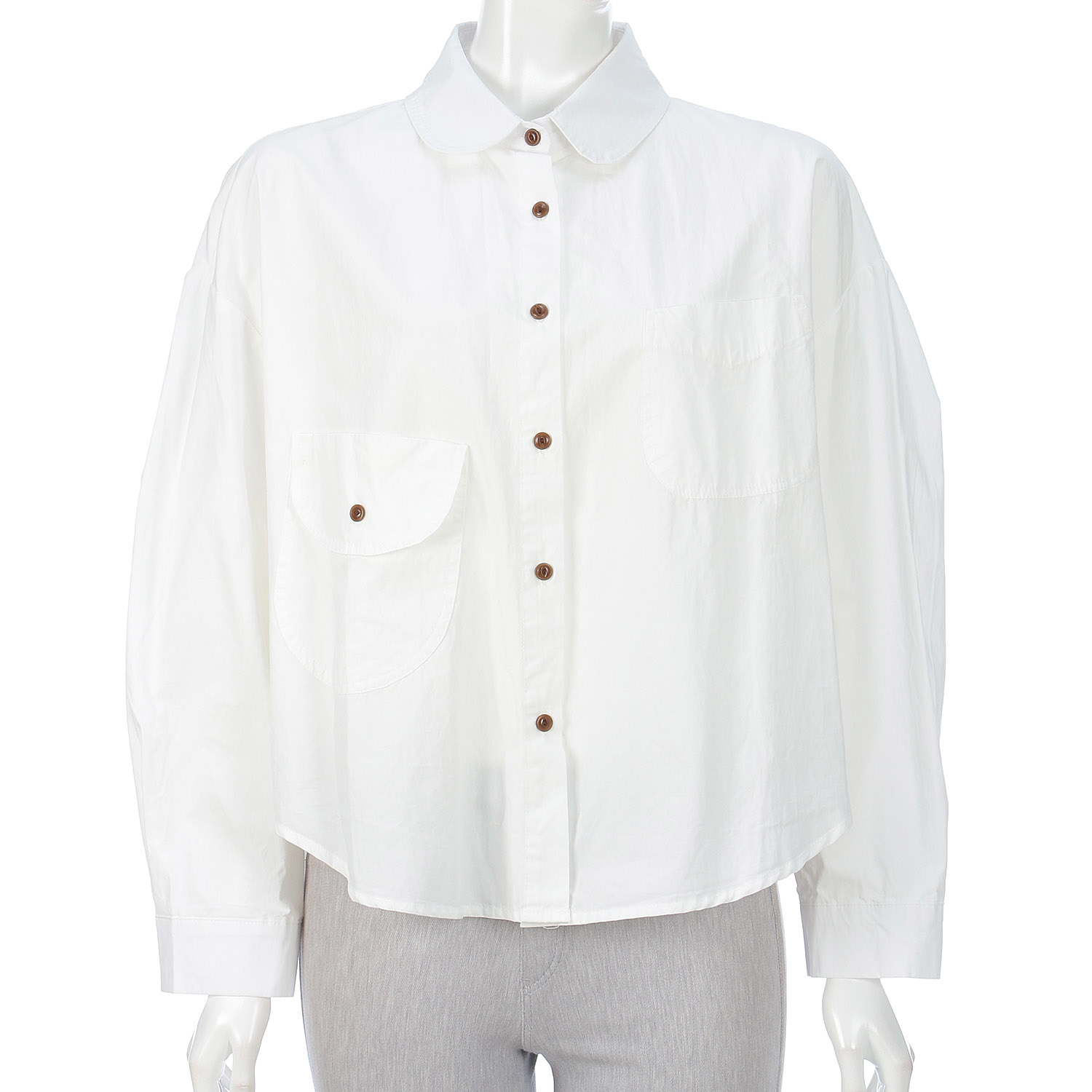 MAKITO 丸襟デザインポケットブラウス - 画像2