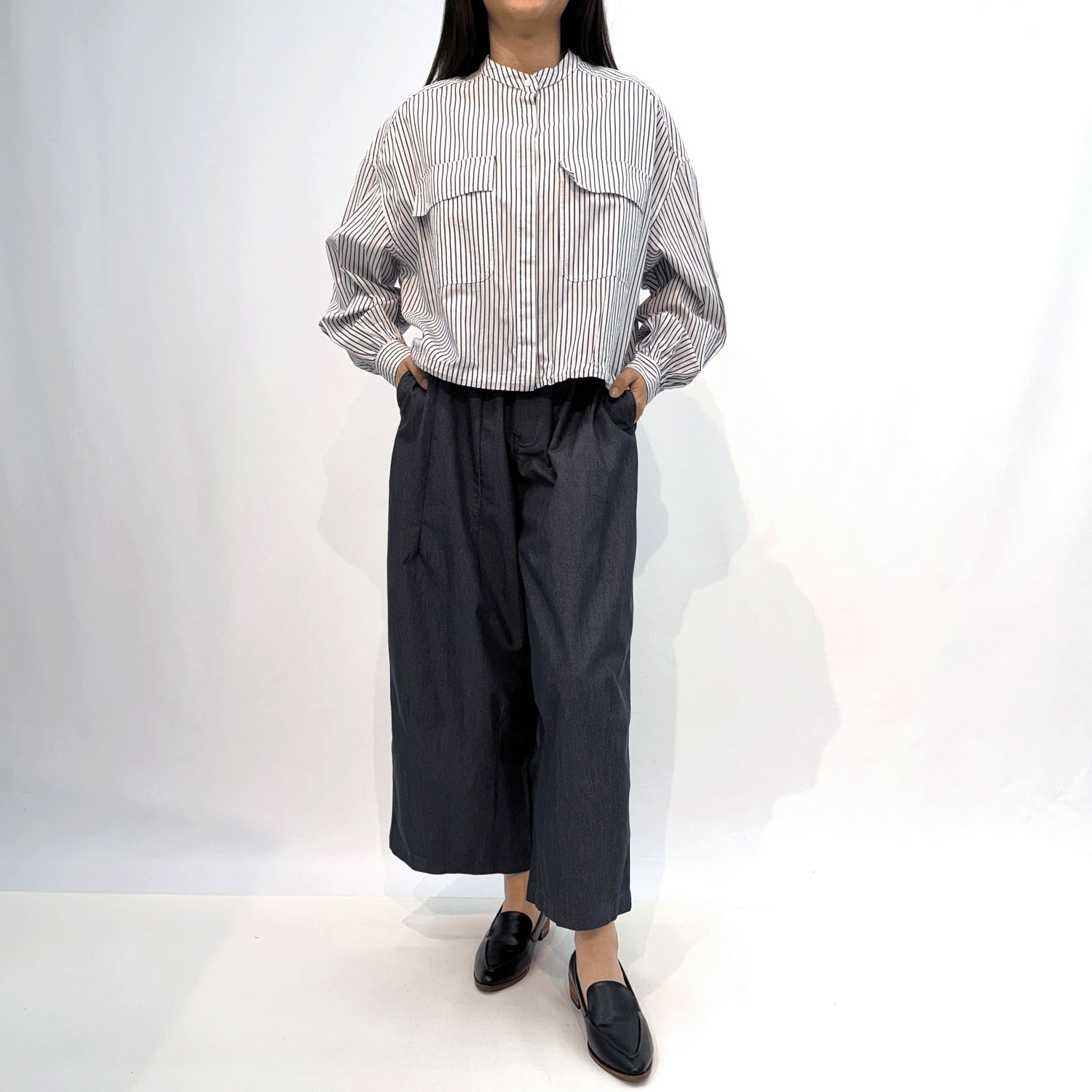 MAKITO  ストライプ裾ドローストリングジャケット - 画像3